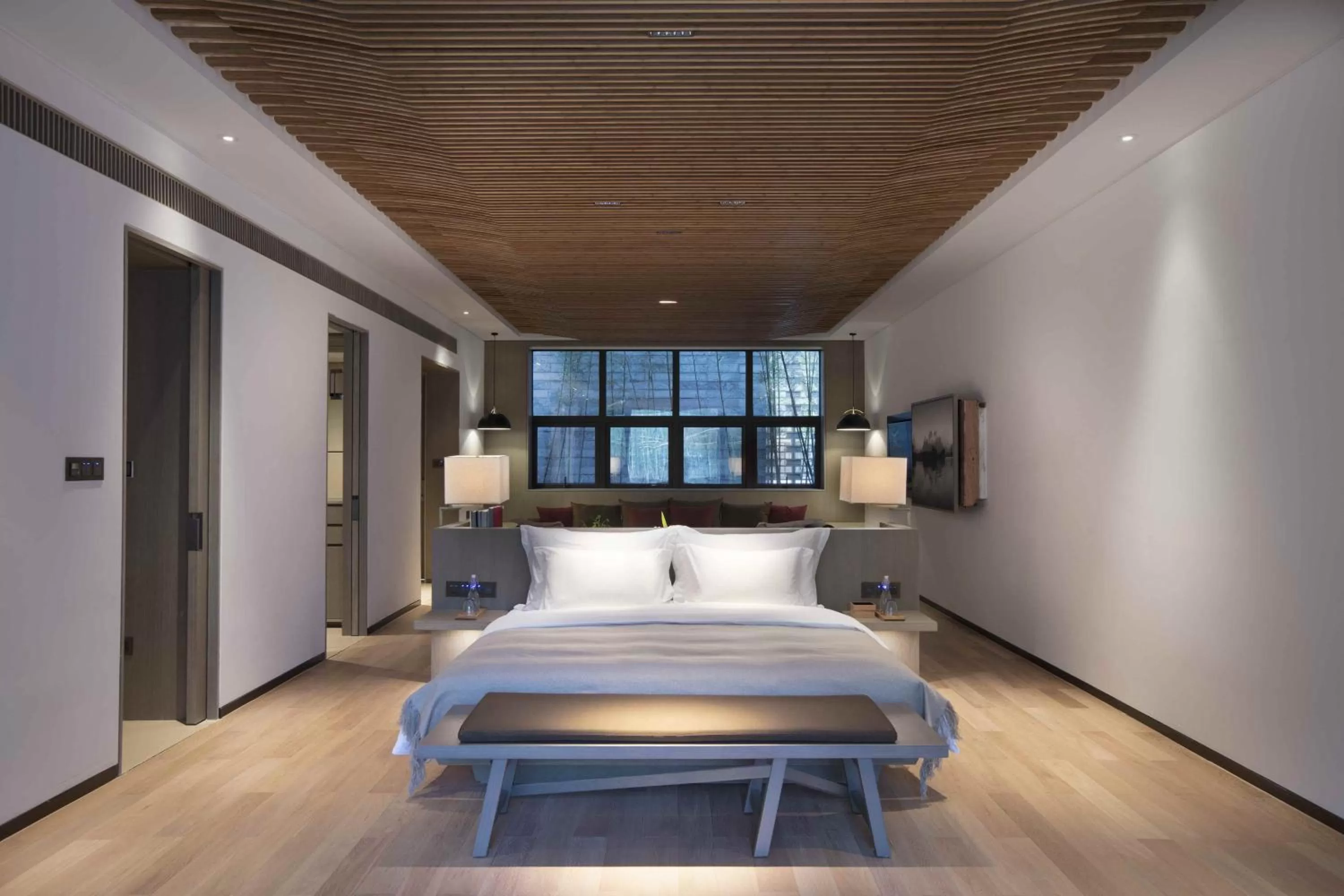 Bedroom, Bed in Yangshuo Sugar House