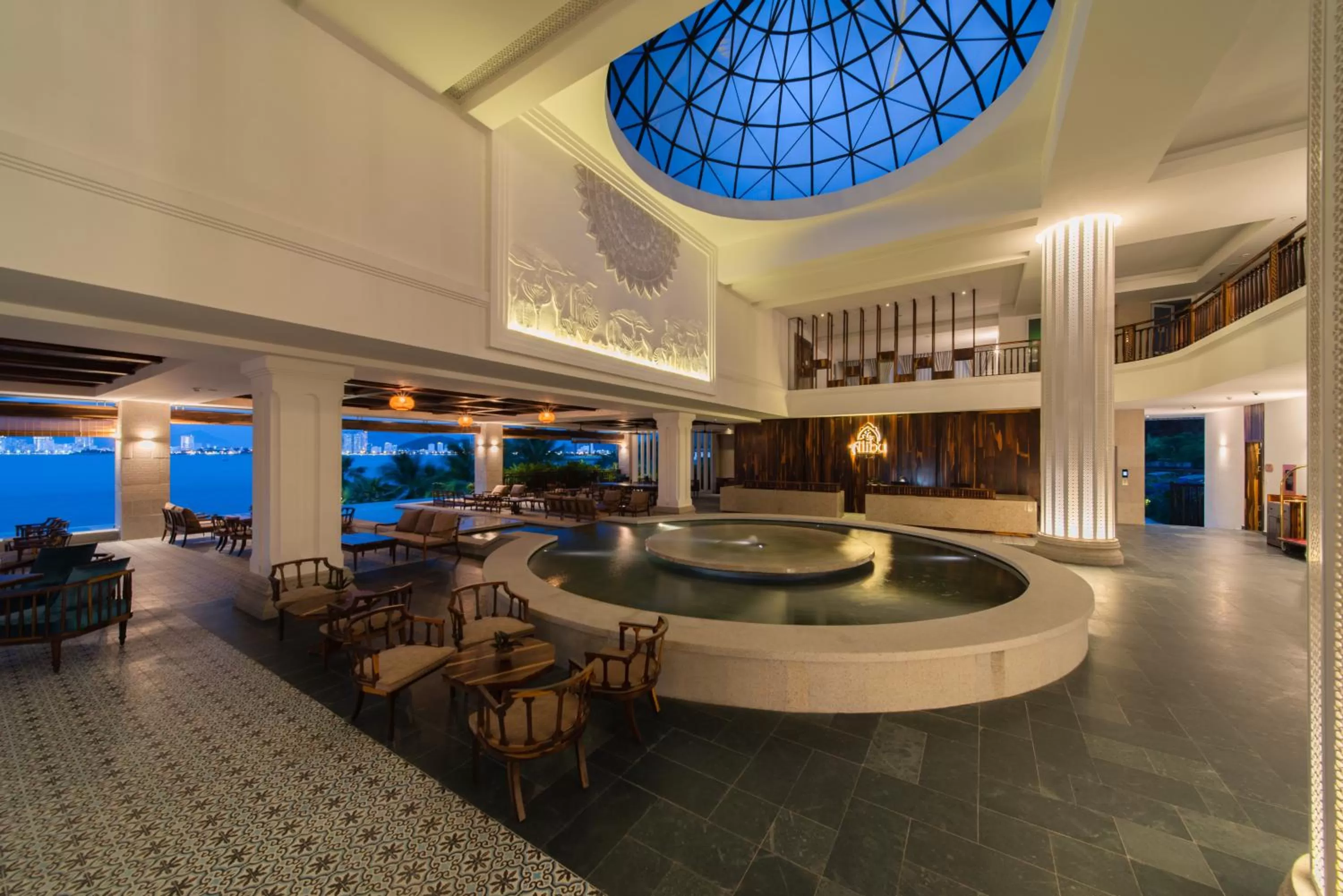 Lobby or reception in Alibu Resort Nha Trang
