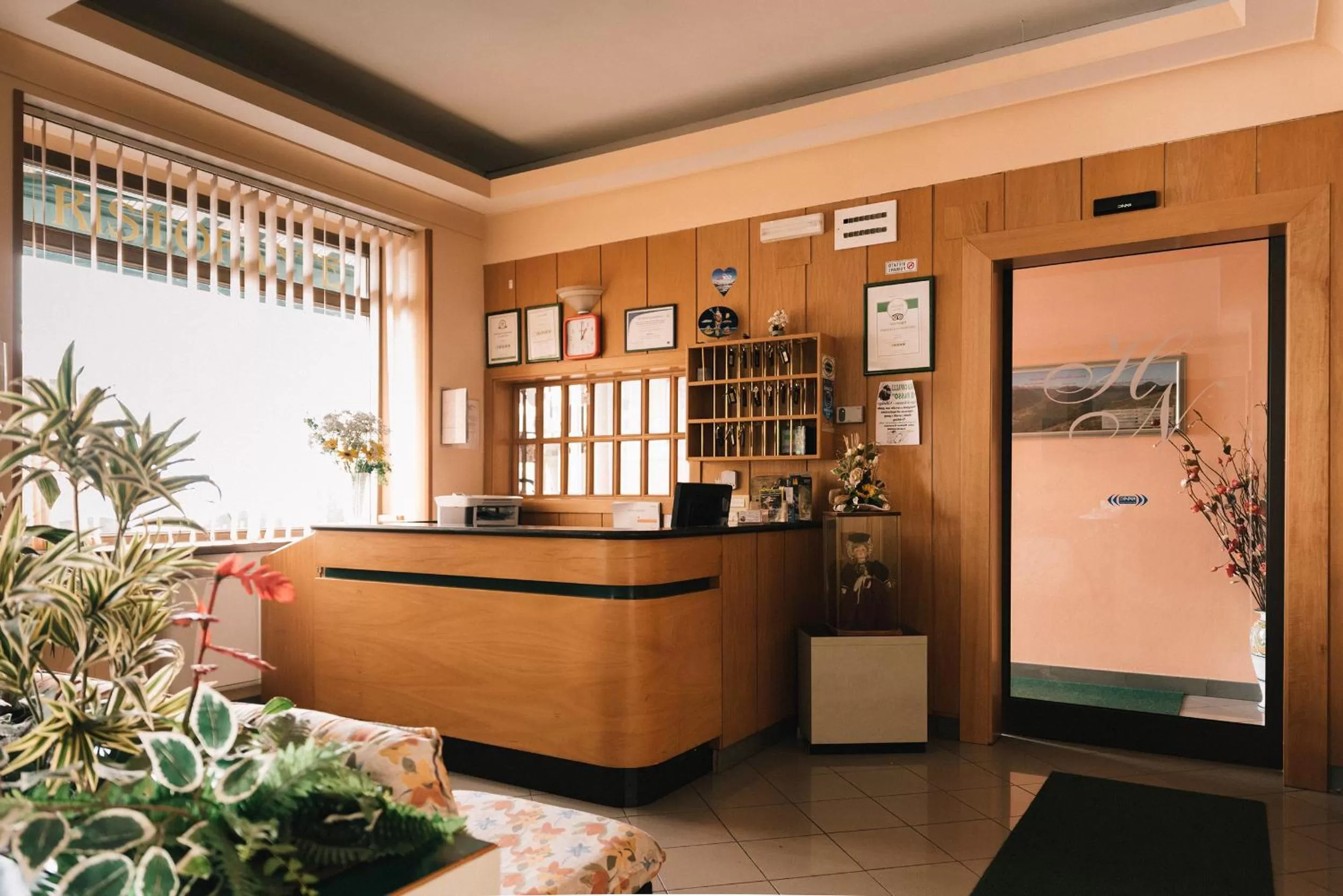 Lobby or reception in Hotel Nilde