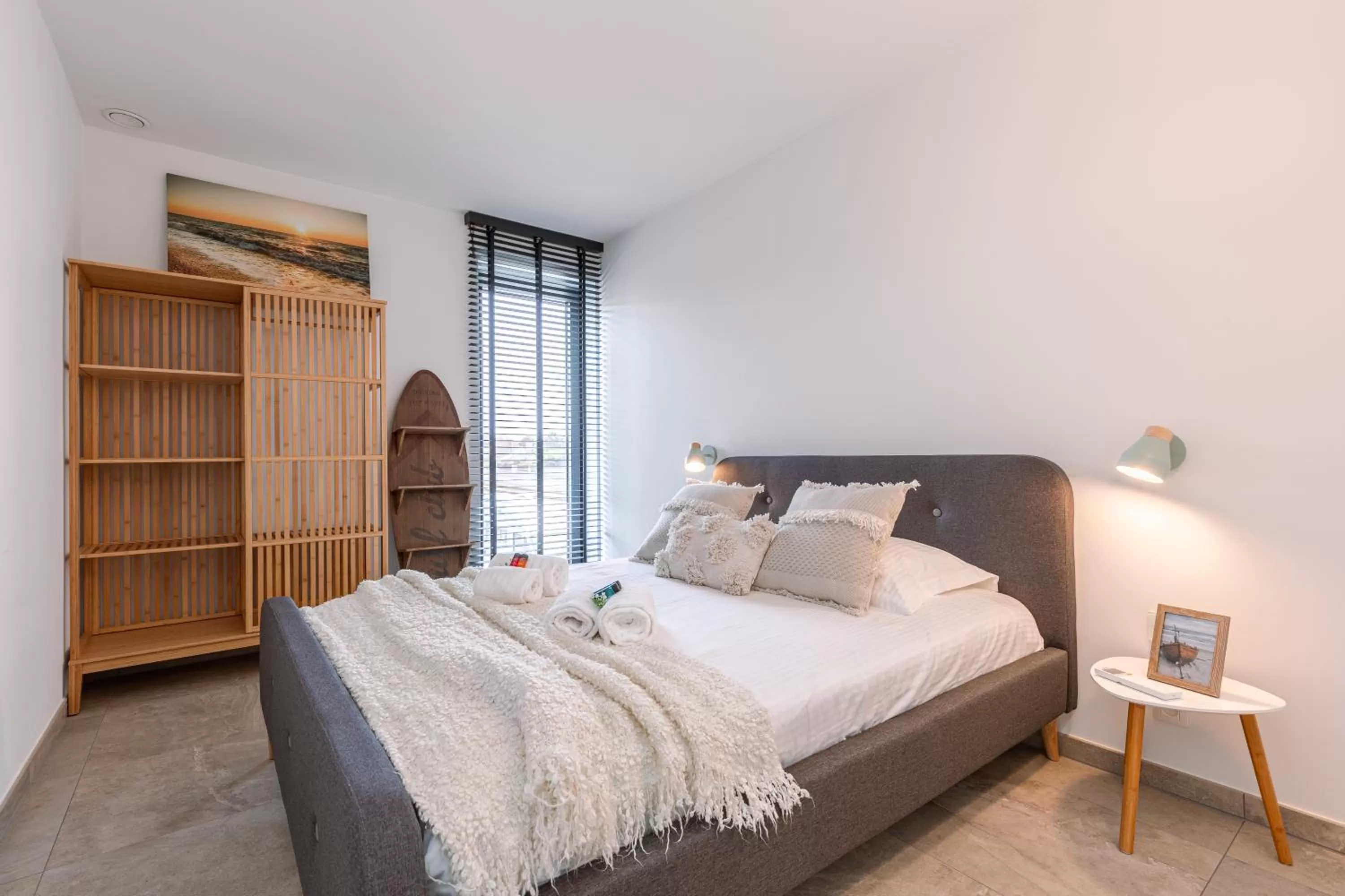 Bedroom, Bed in Whaaw Westende-bad