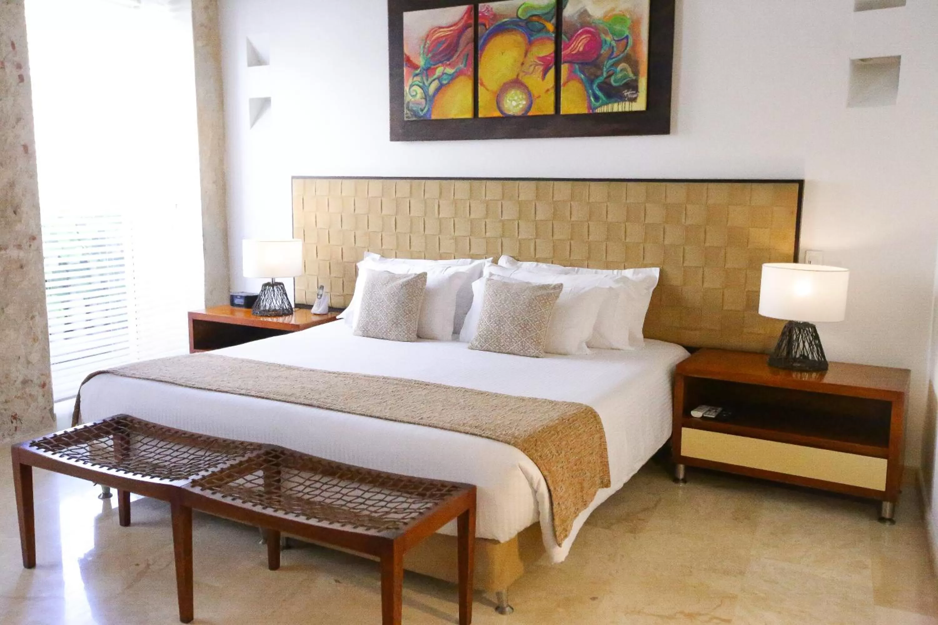 Bed in Casa Claver Loft Boutique Hotel