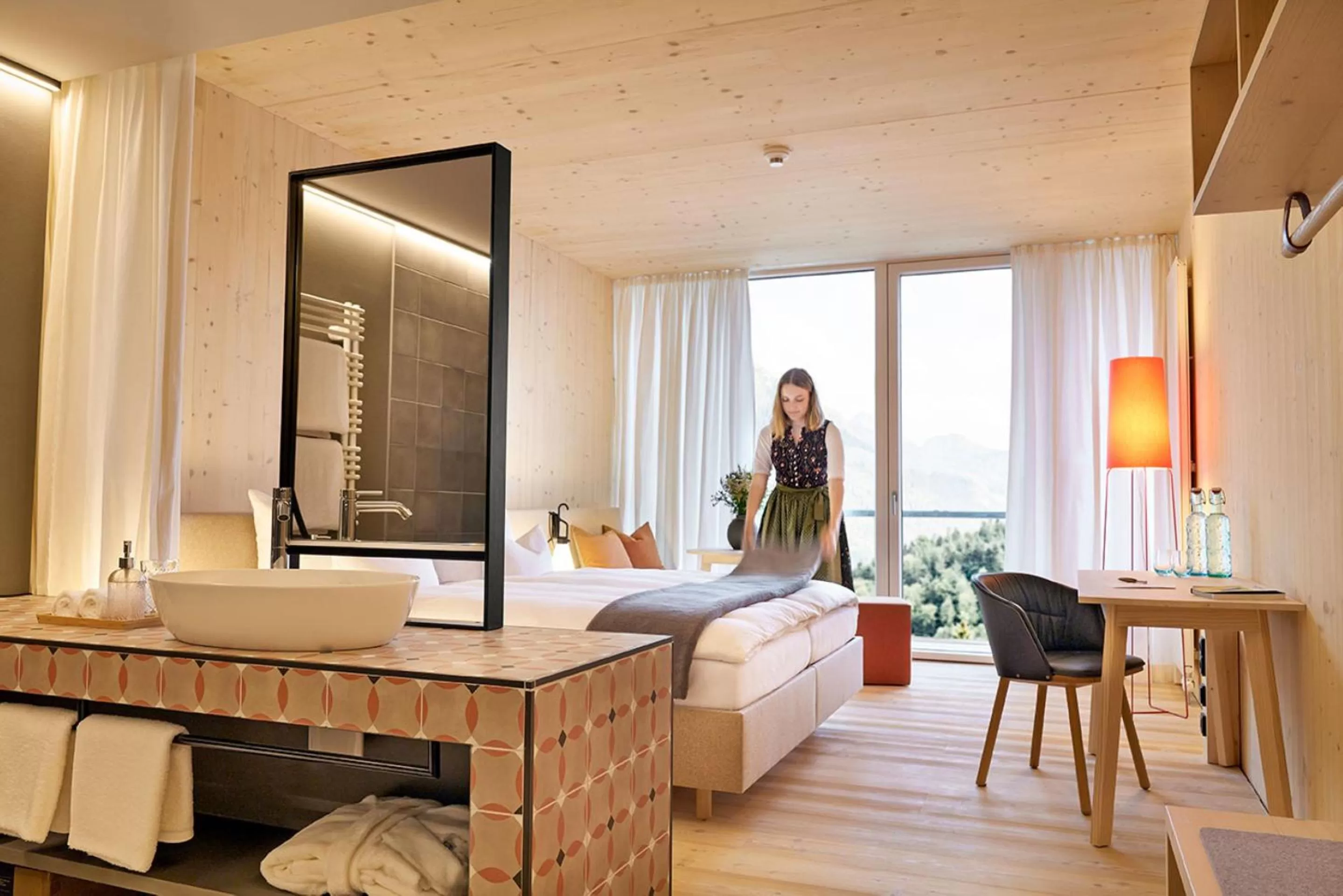 Photo of the whole room, Bed in Kulturhof Stanggass