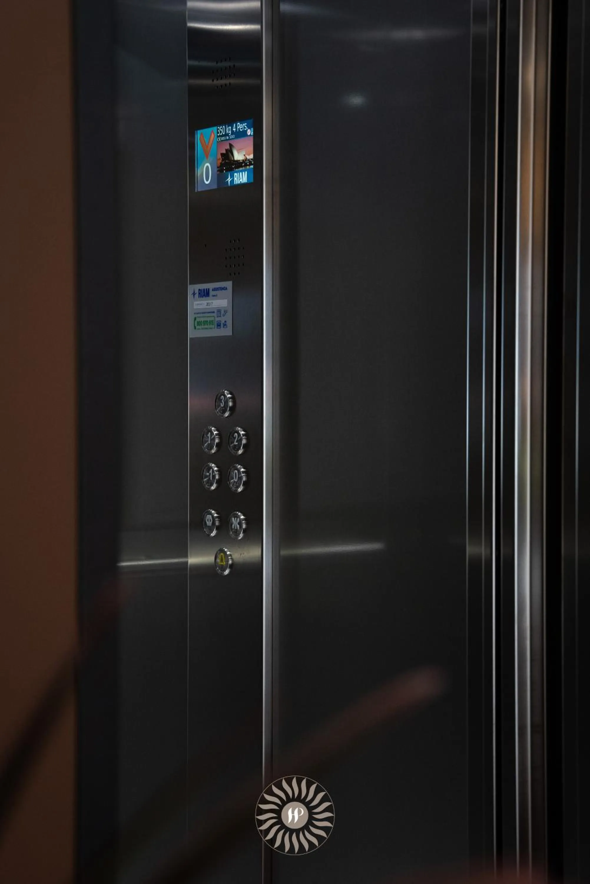 elevator in Hotel Puccini