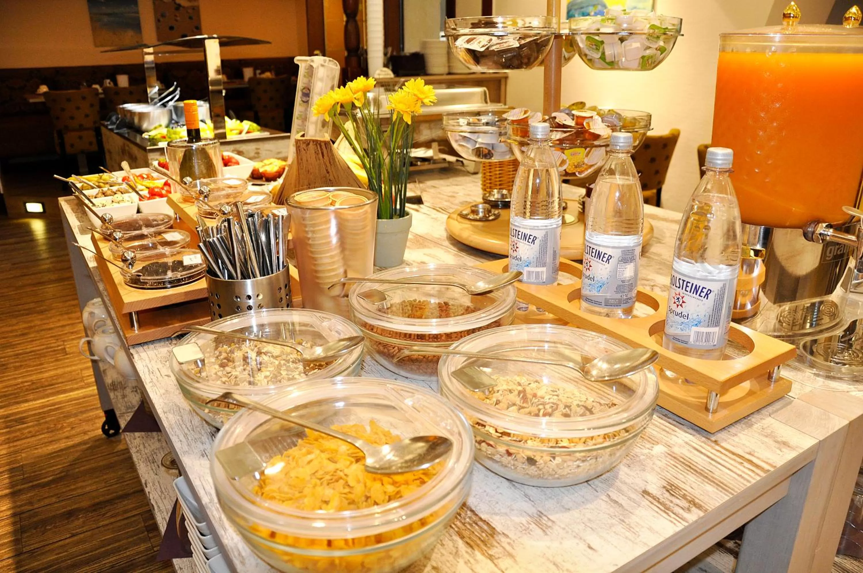 Buffet breakfast in Hotel Atlantik