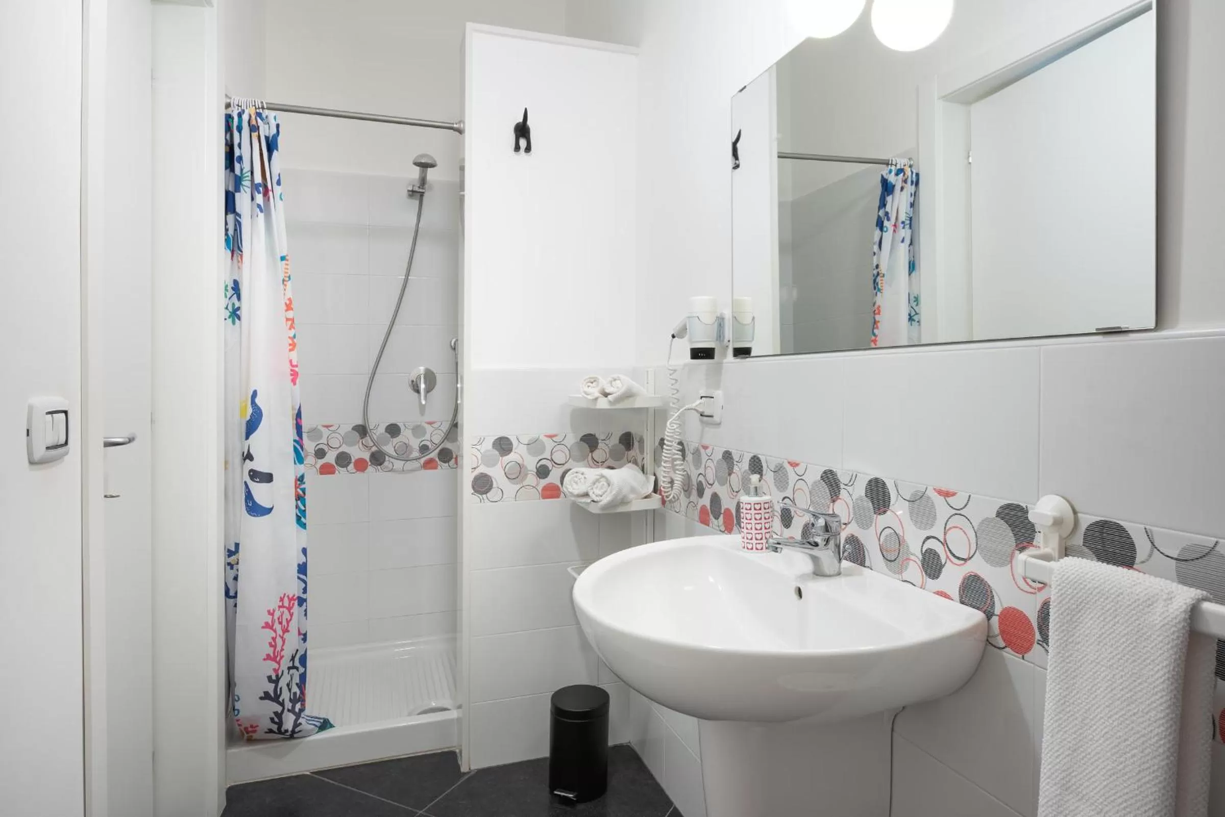 Shower in Maria Vittoria Charming Rooms and Apartments