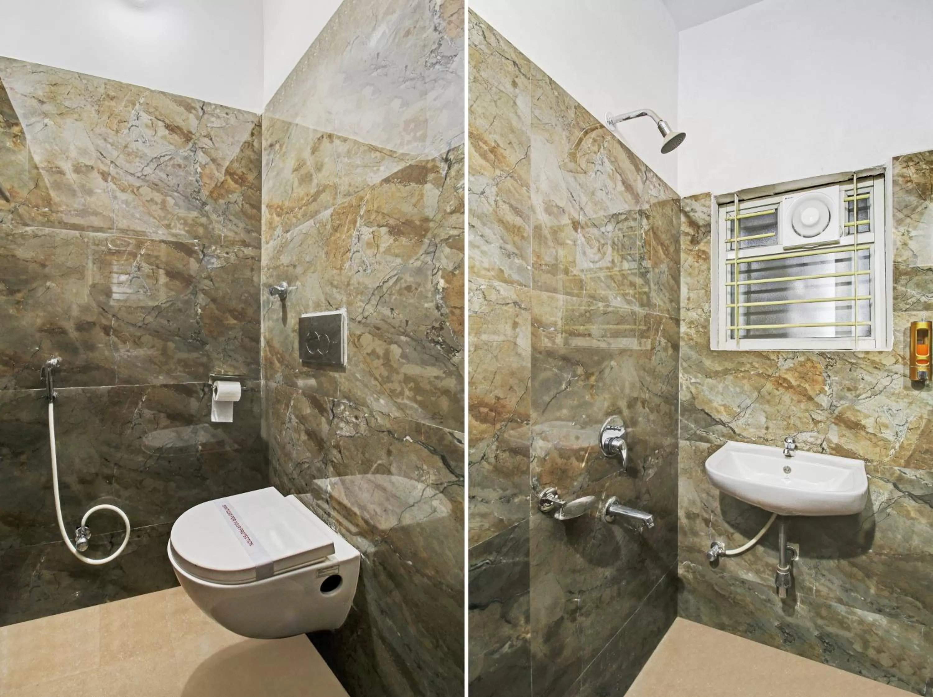 Bathroom in Treebo Krishna Regency ISBT Bus Stop