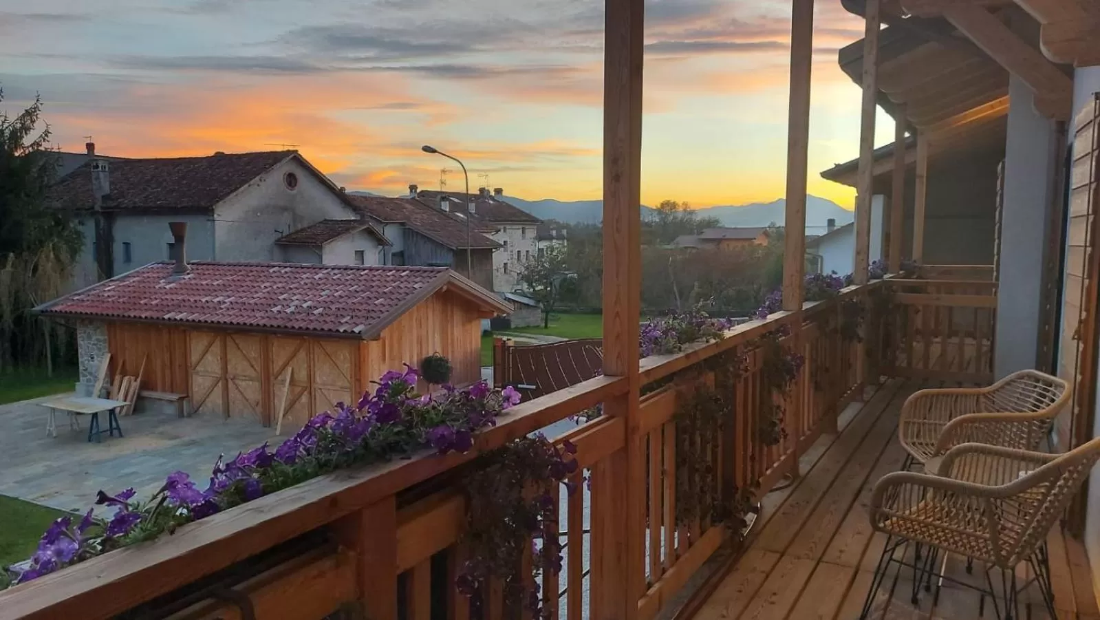 Balcony/Terrace in Corte Varola B&B Zia Marisa