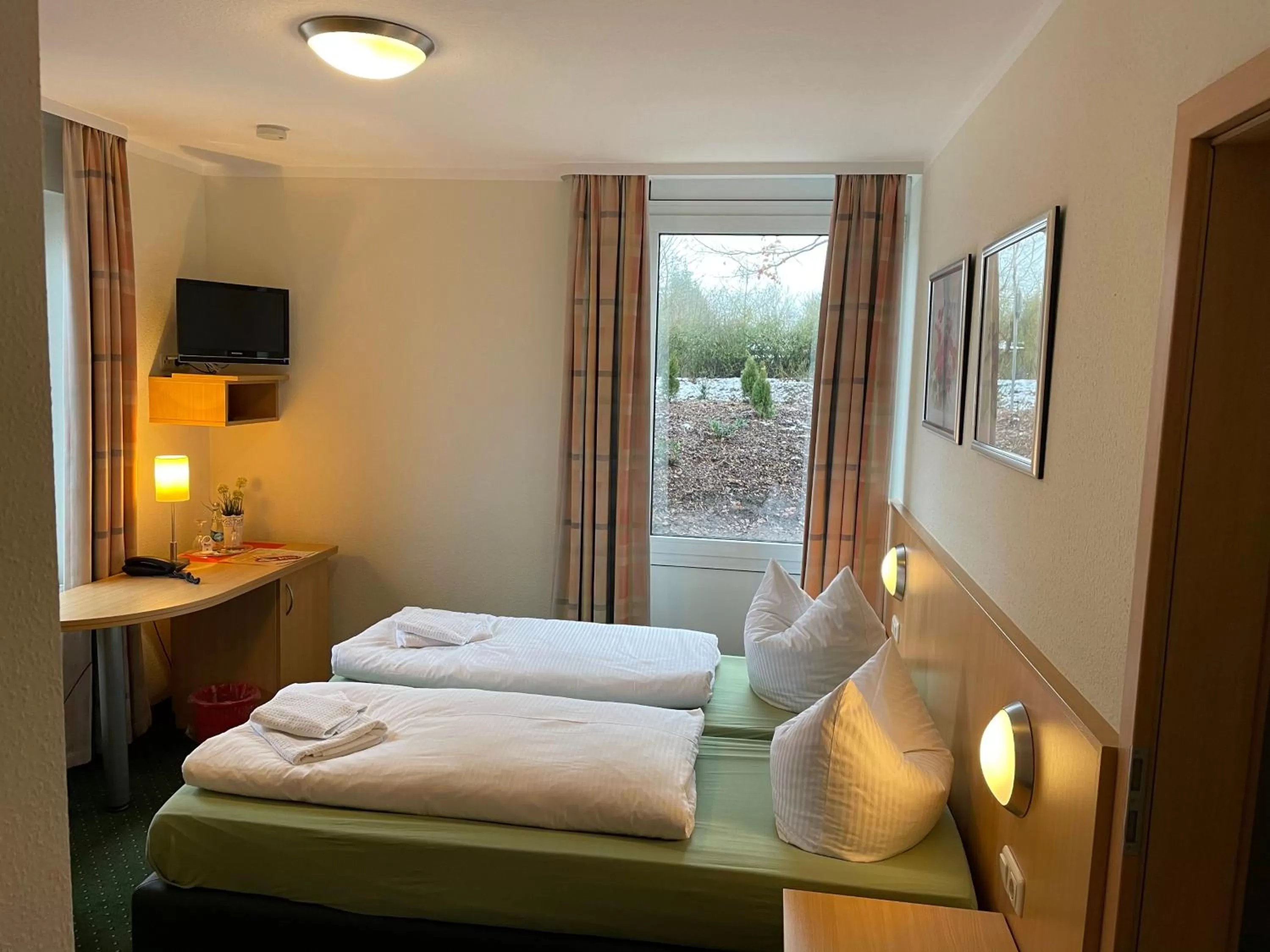 Bed in Gästehaus Scharfe Kurve