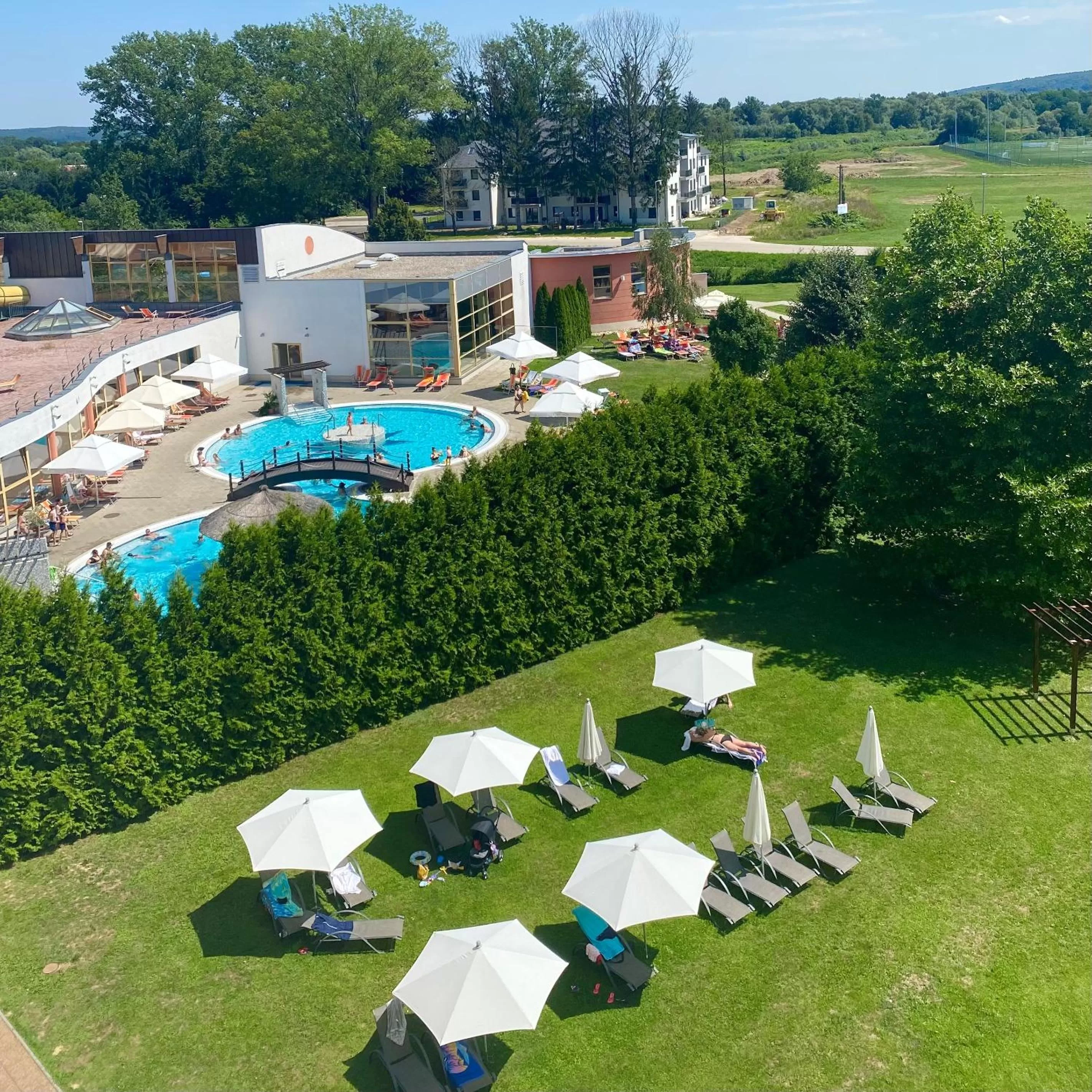 Pool view in Gotthard Therme Hotel & Conference