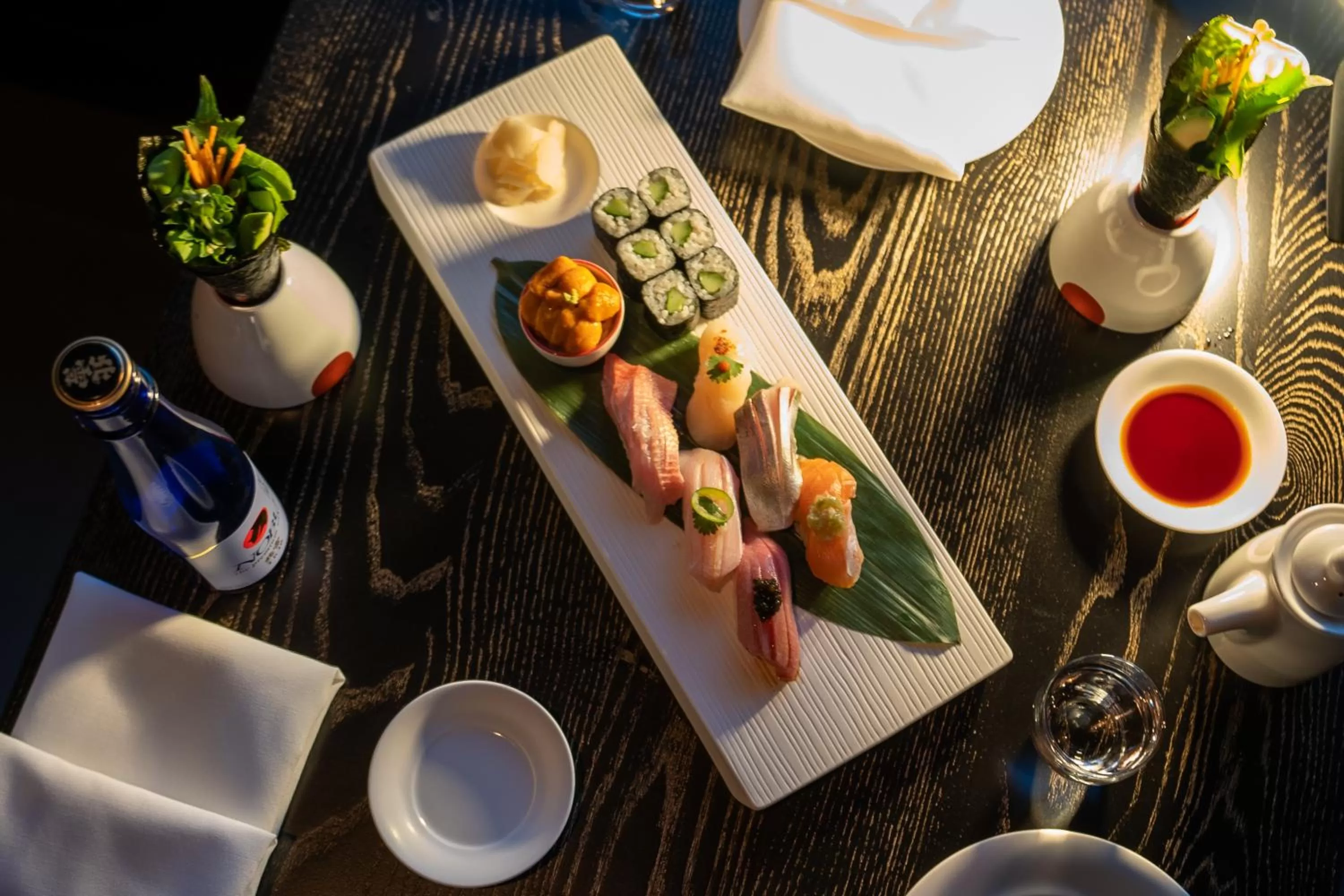 Food and drinks in Nobu Hotel Atlanta