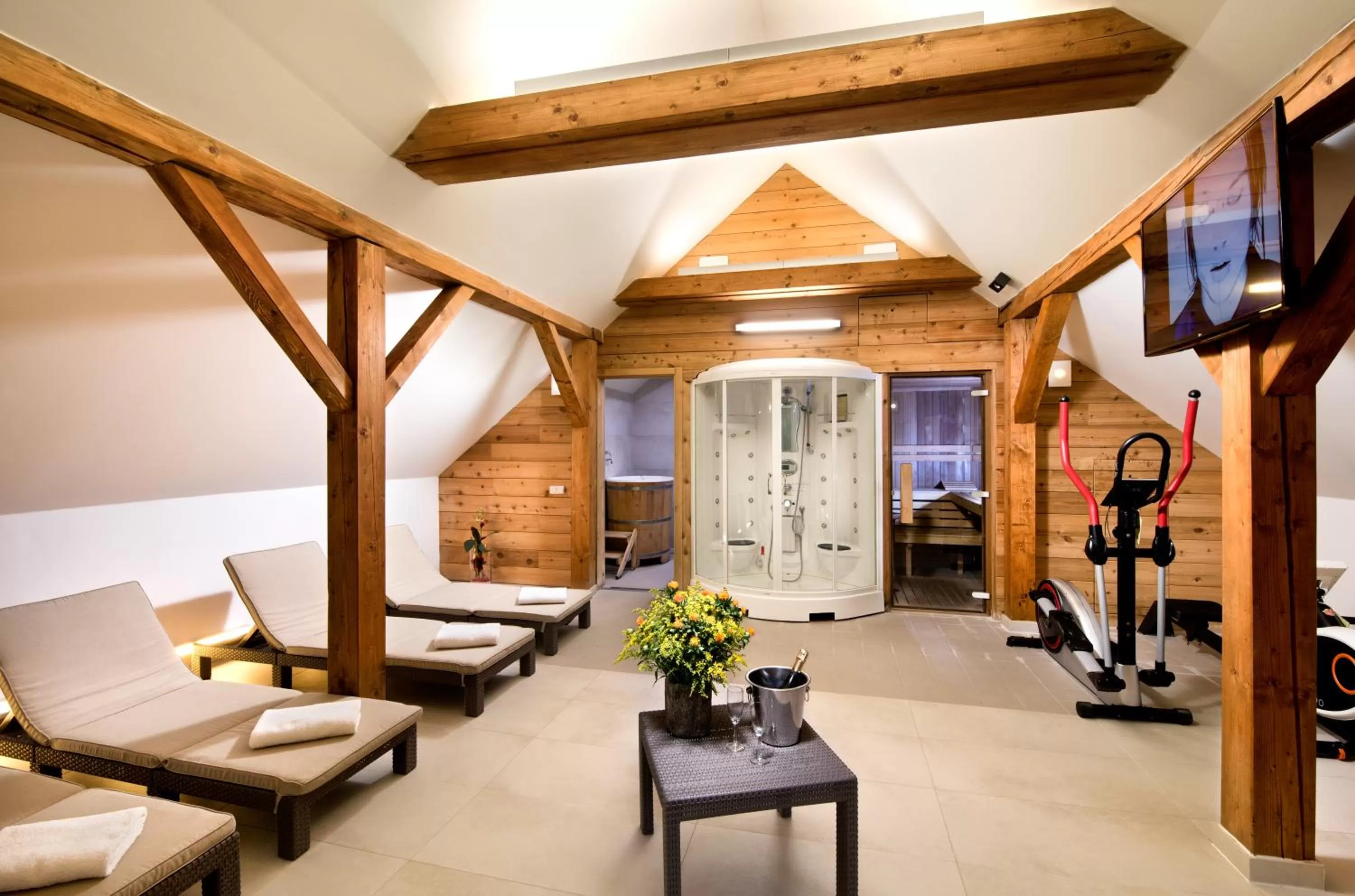 Spa and wellness centre/facilities in Hotel Tvrz Orlice