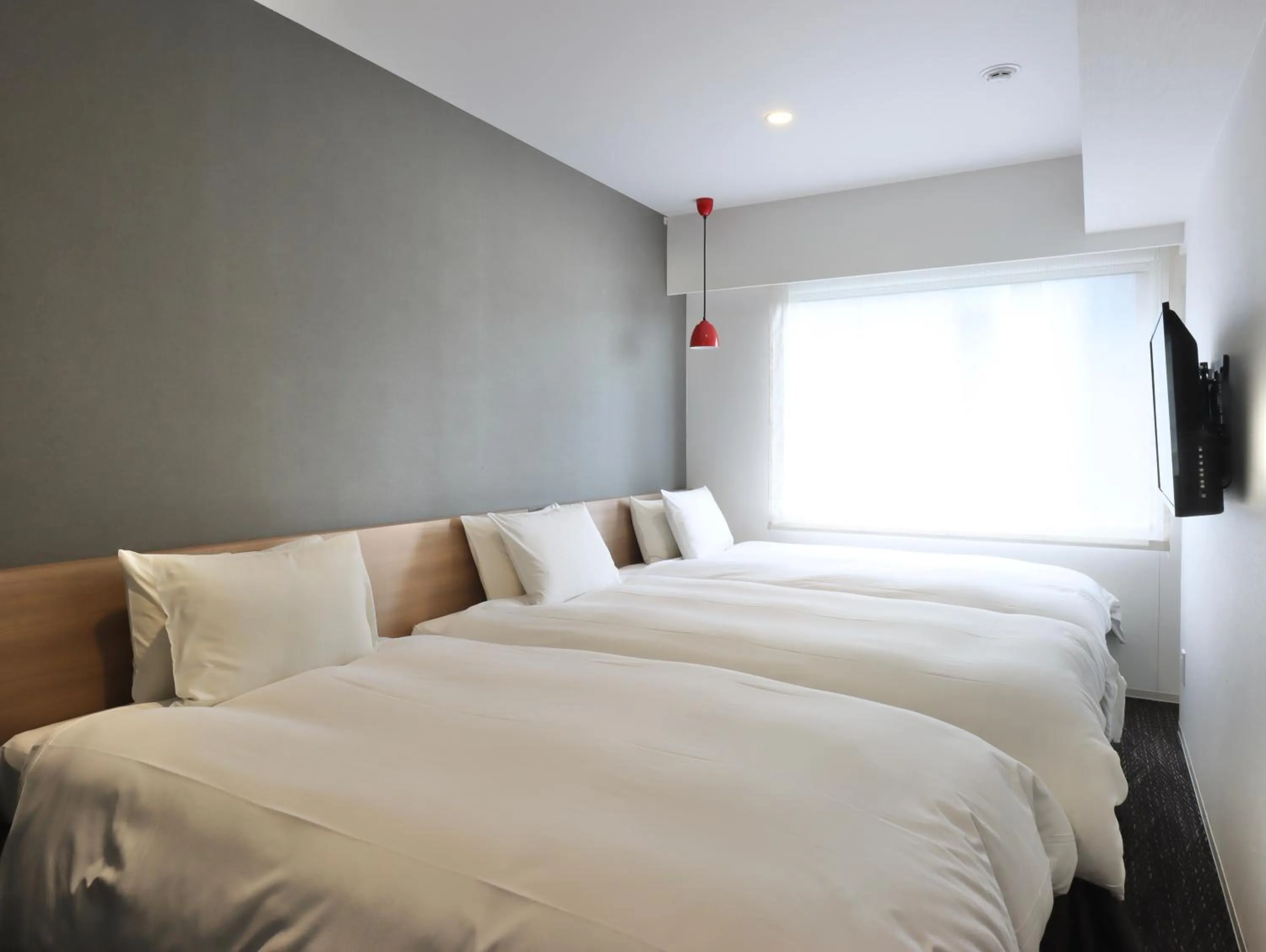Photo of the whole room, Bed in HOTEL M's EST KYOTO STATION SOUTH
