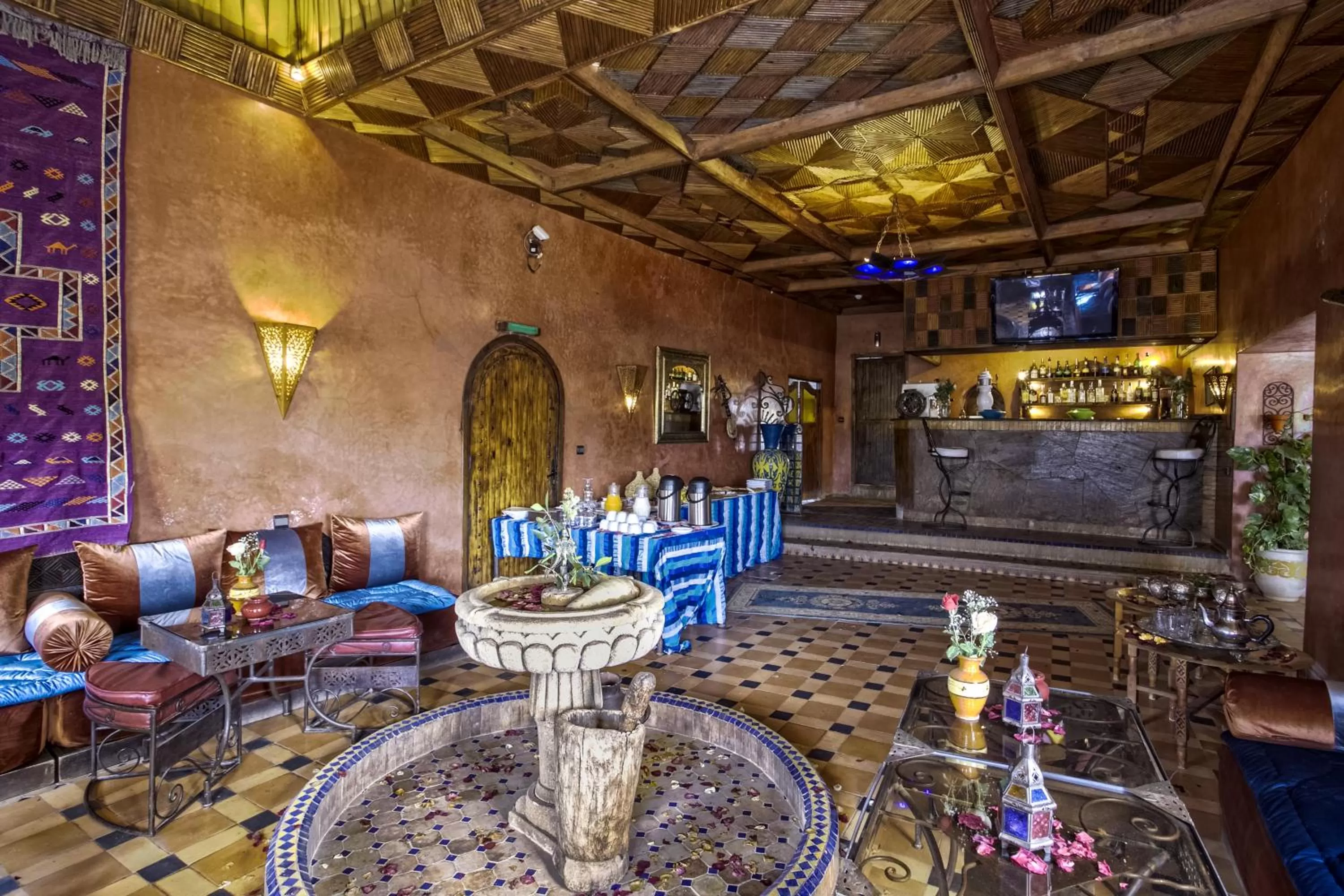 Lounge or bar in Hotel Kasbah Le Mirage & Spa