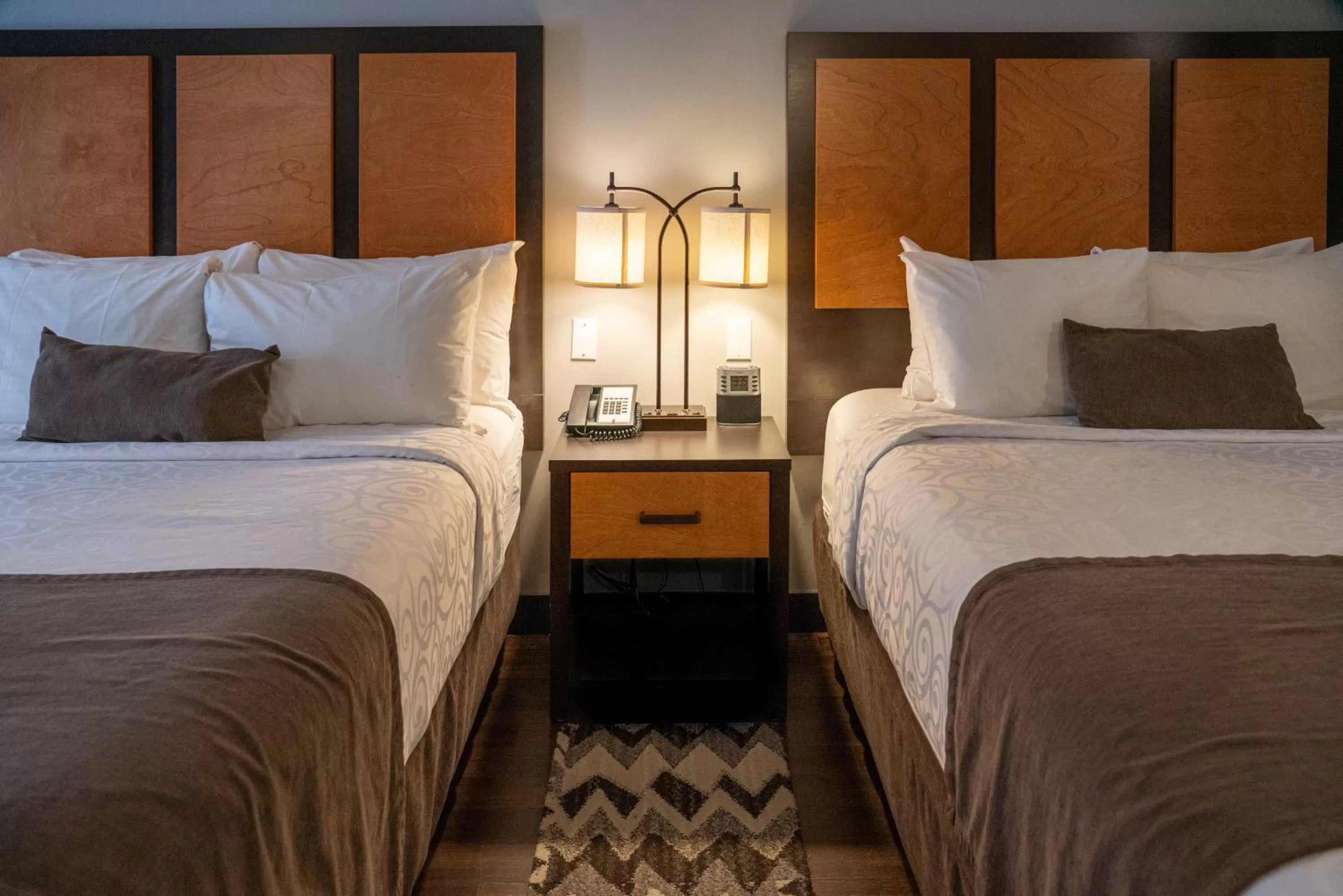 Bed in Pocaterra Inn & Waterslide