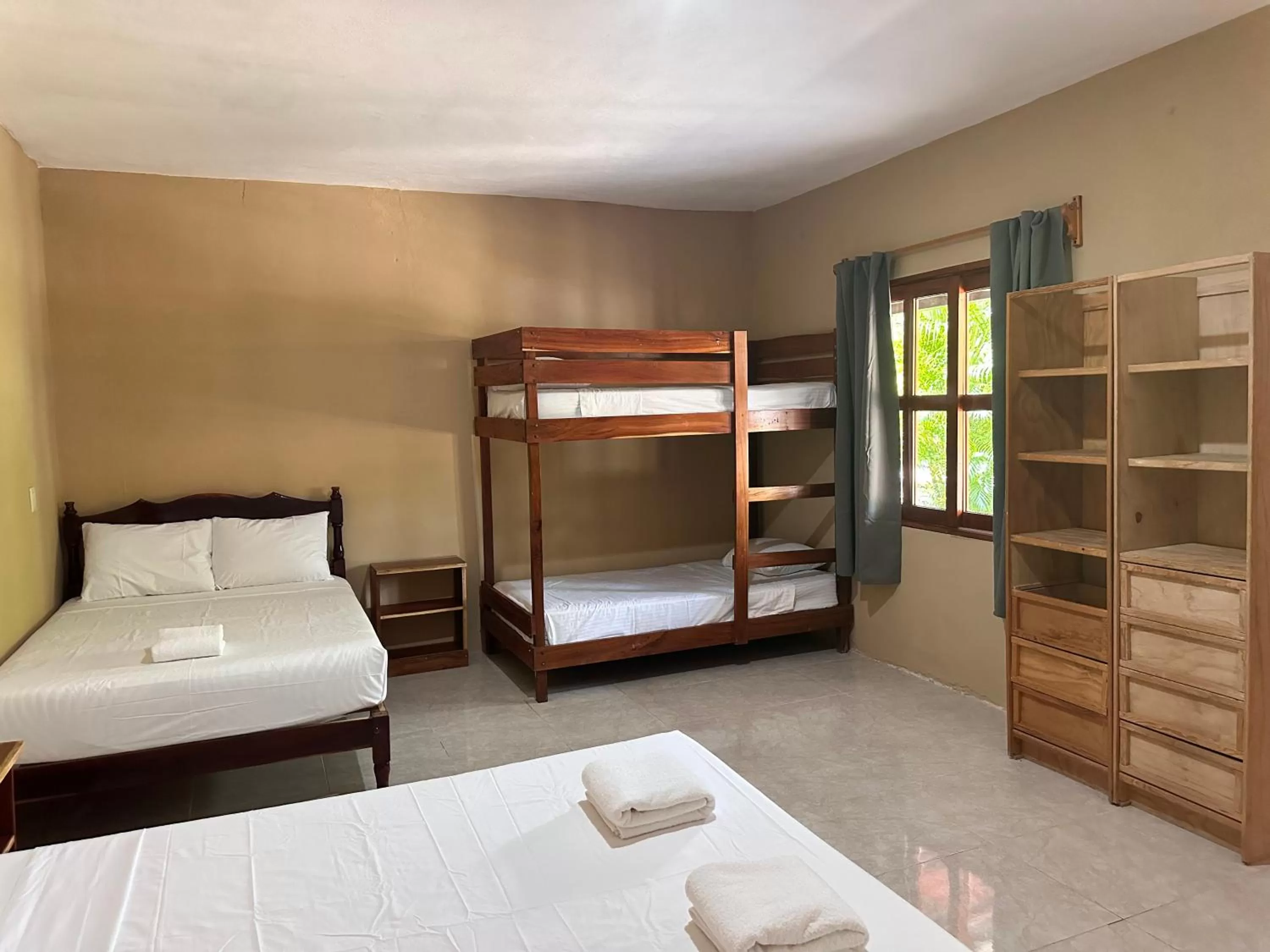 Bed in Hotel Bacalar Sunshine