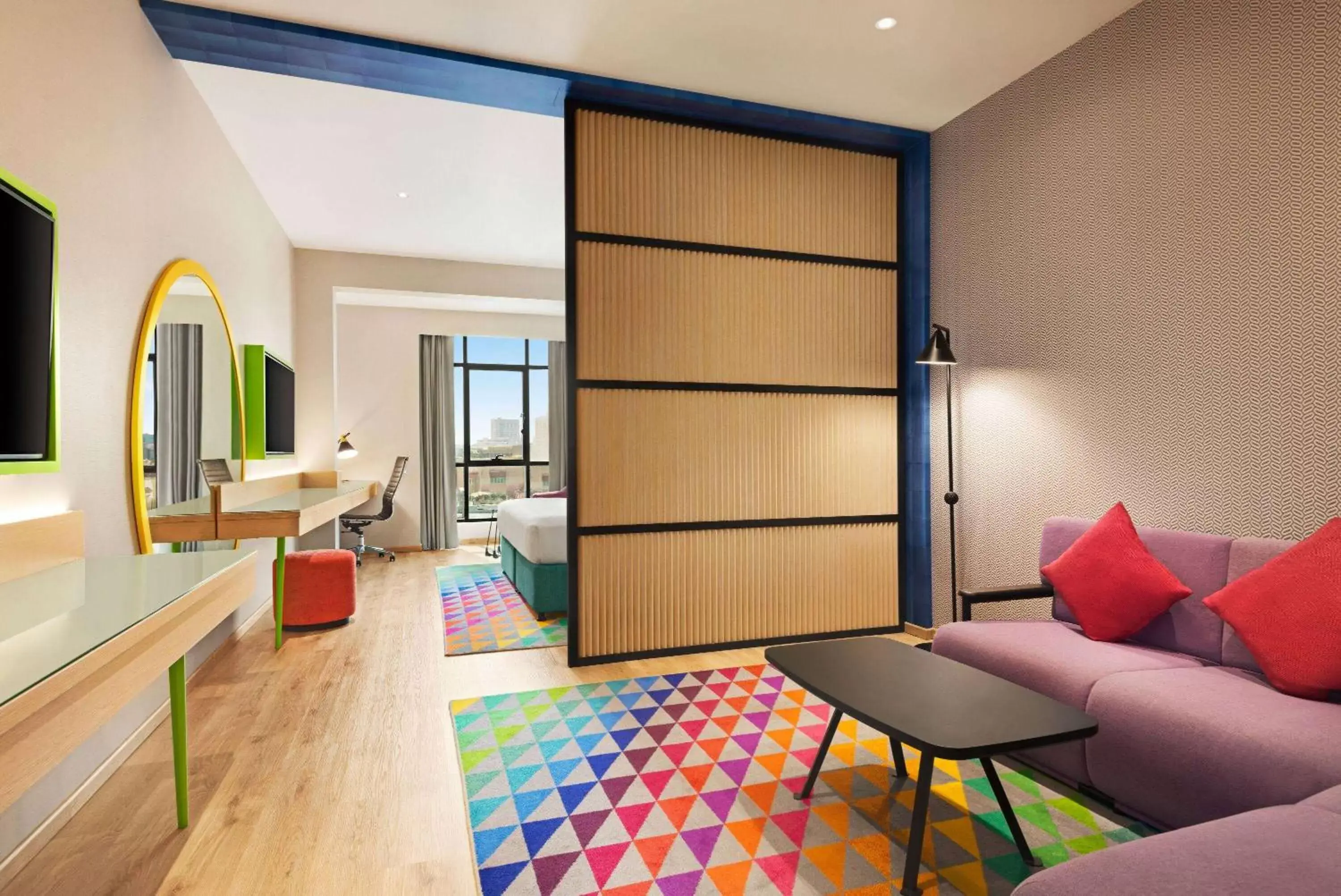 Junior Suite, 1 King Bed - Complimentary Transfer to La Mer Beach, Dubai Mall / Burj Khalifa Metro Station in La Quinta by Wyndham Dubai Jumeirah Junior Suite, 1 King Bed - Complimentary Transfer to La Mer Beach, Dubai Mall / Burj Khalifa Metro Station in La Quinta by Wyndham Dubai Jumeirah