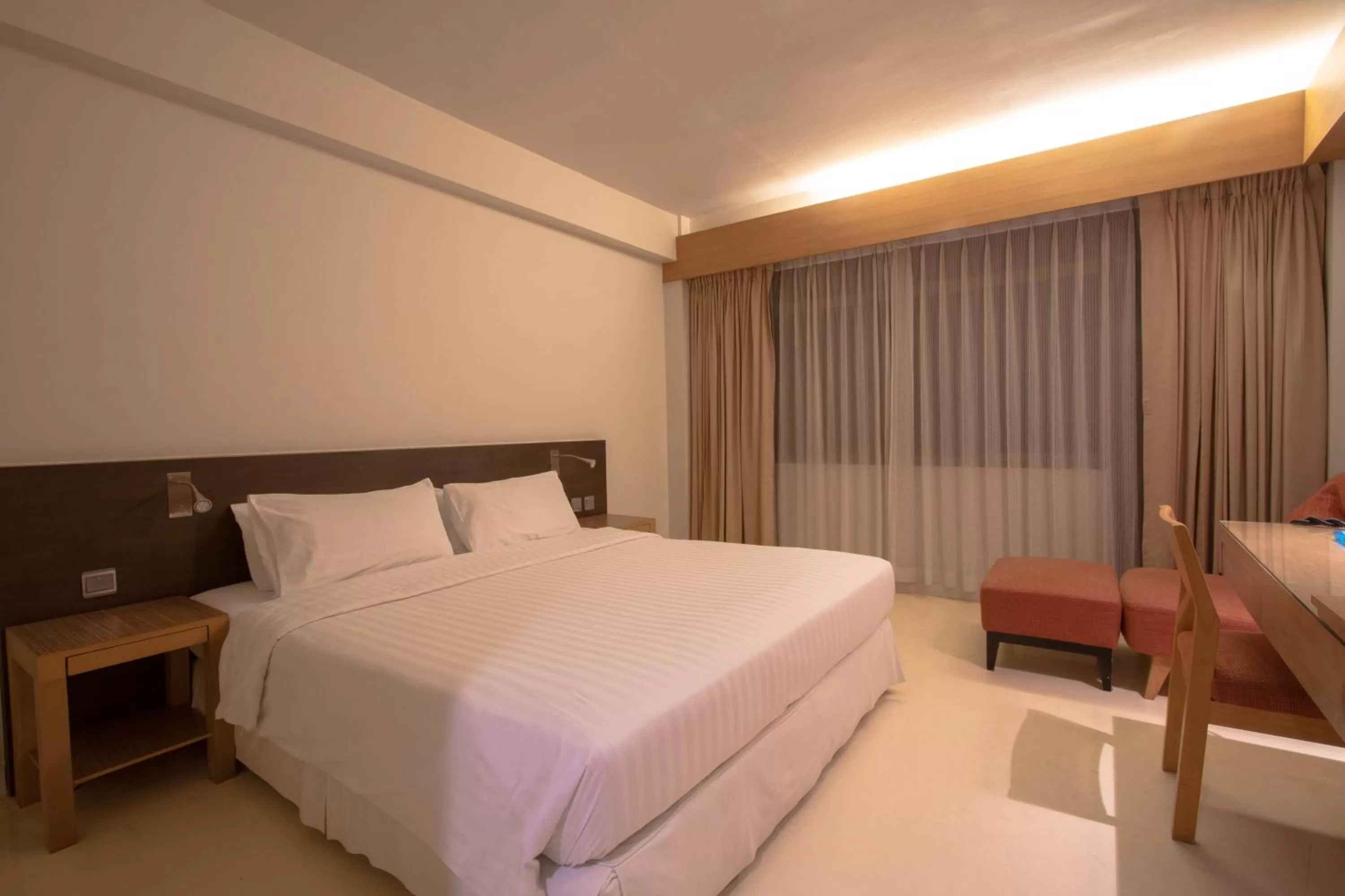 Bed in The Residence Rajtaevee Hotel