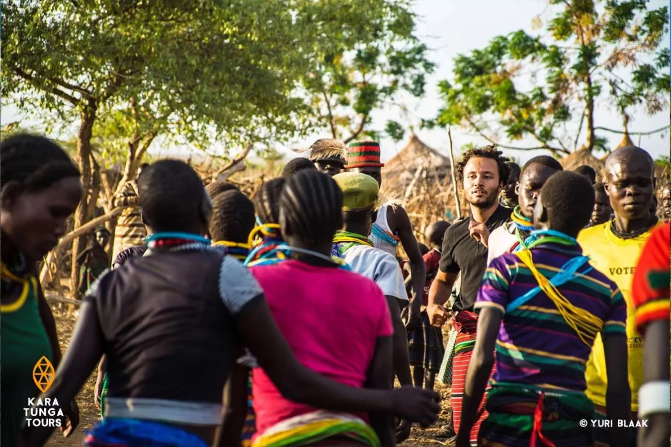 People in Kara-Tunga Safari Camp