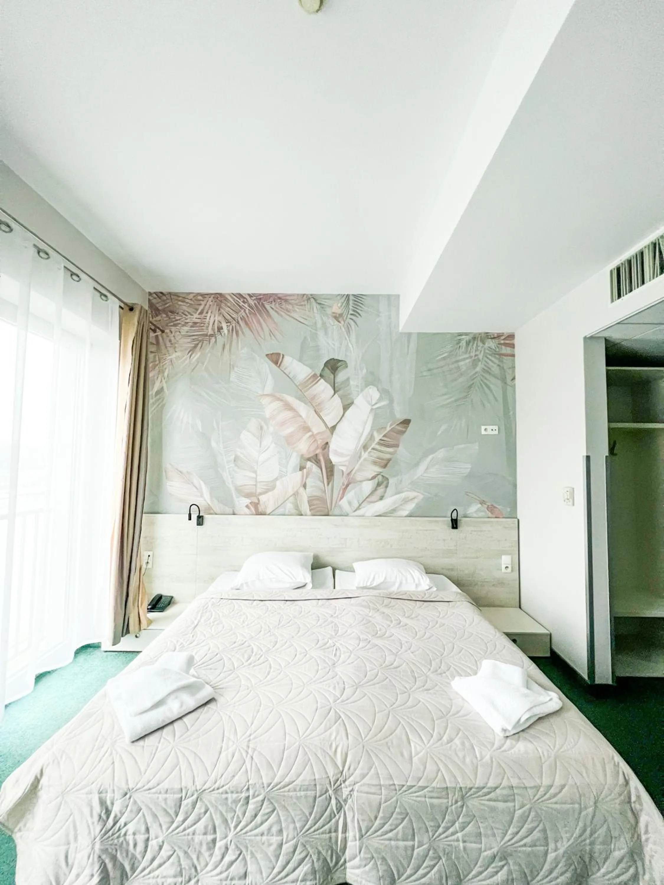 Bed in Hotel Poleski