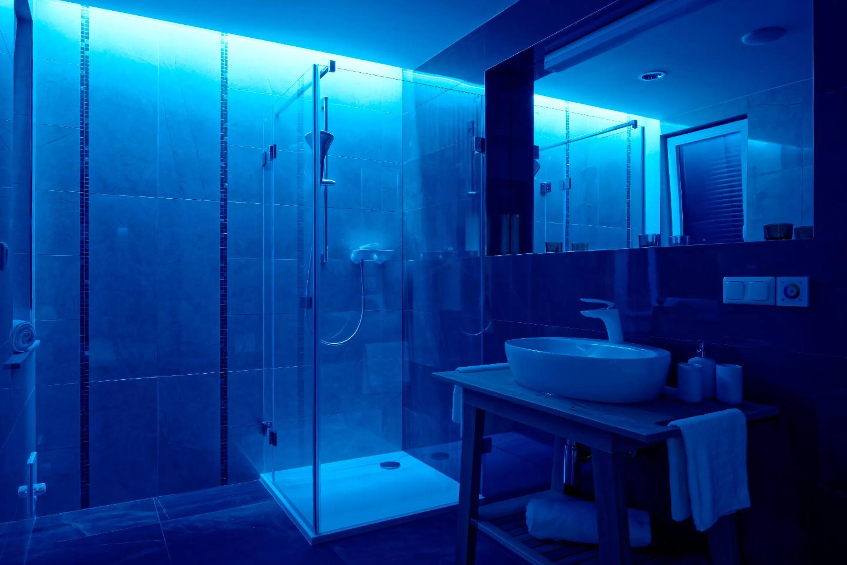 Bathroom in Pension Laa Natura