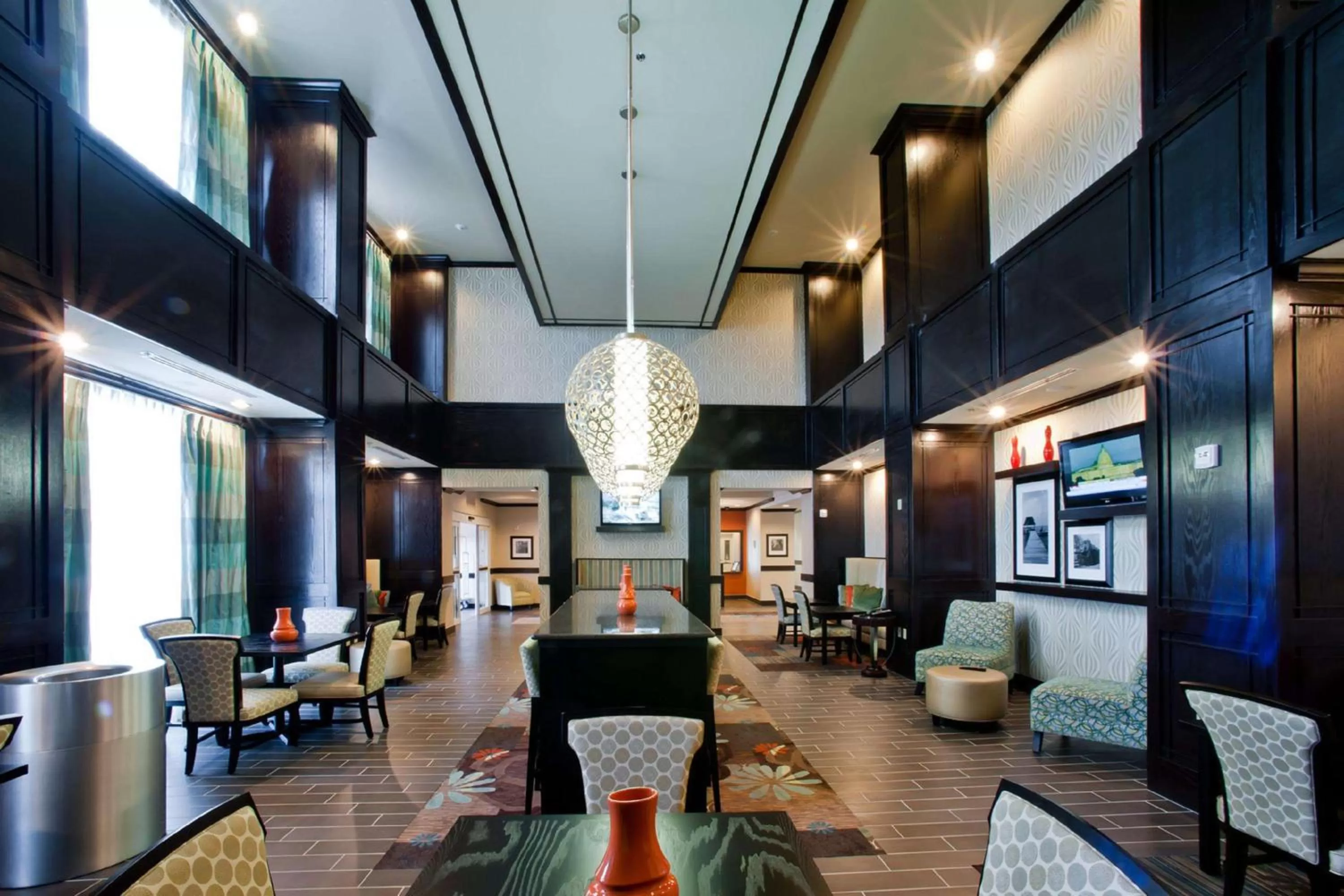 Lobby or reception in Hampton Inn & Suites Denison