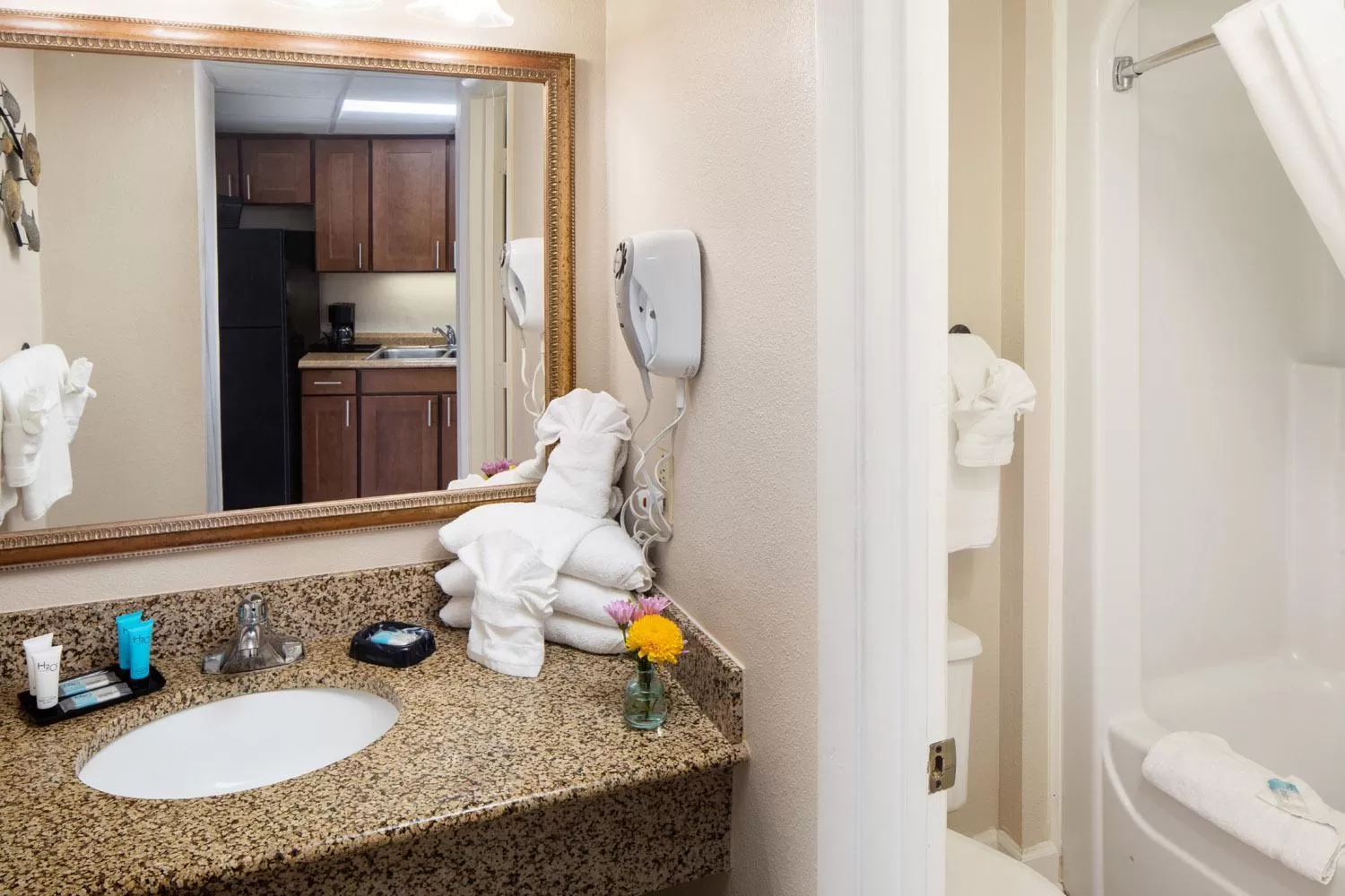 Tower Oceanview King Suite - 1 King with 1 Double Murphy Bed or Sleeper Sofa in Sea Crest Oceanfront Resort