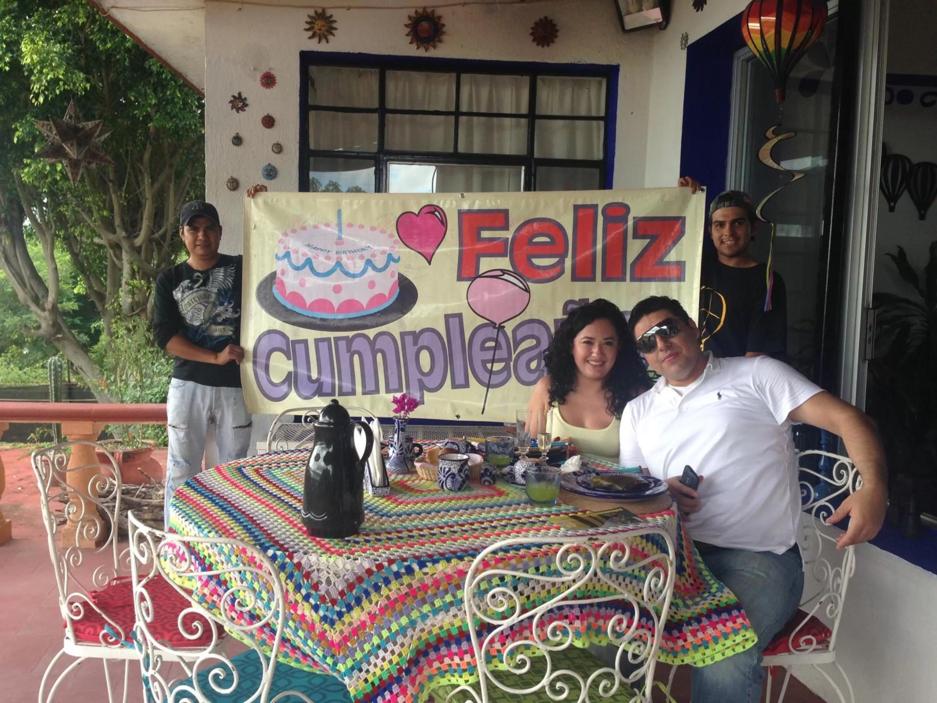 Balcony/Terrace in La Casa de los Globos