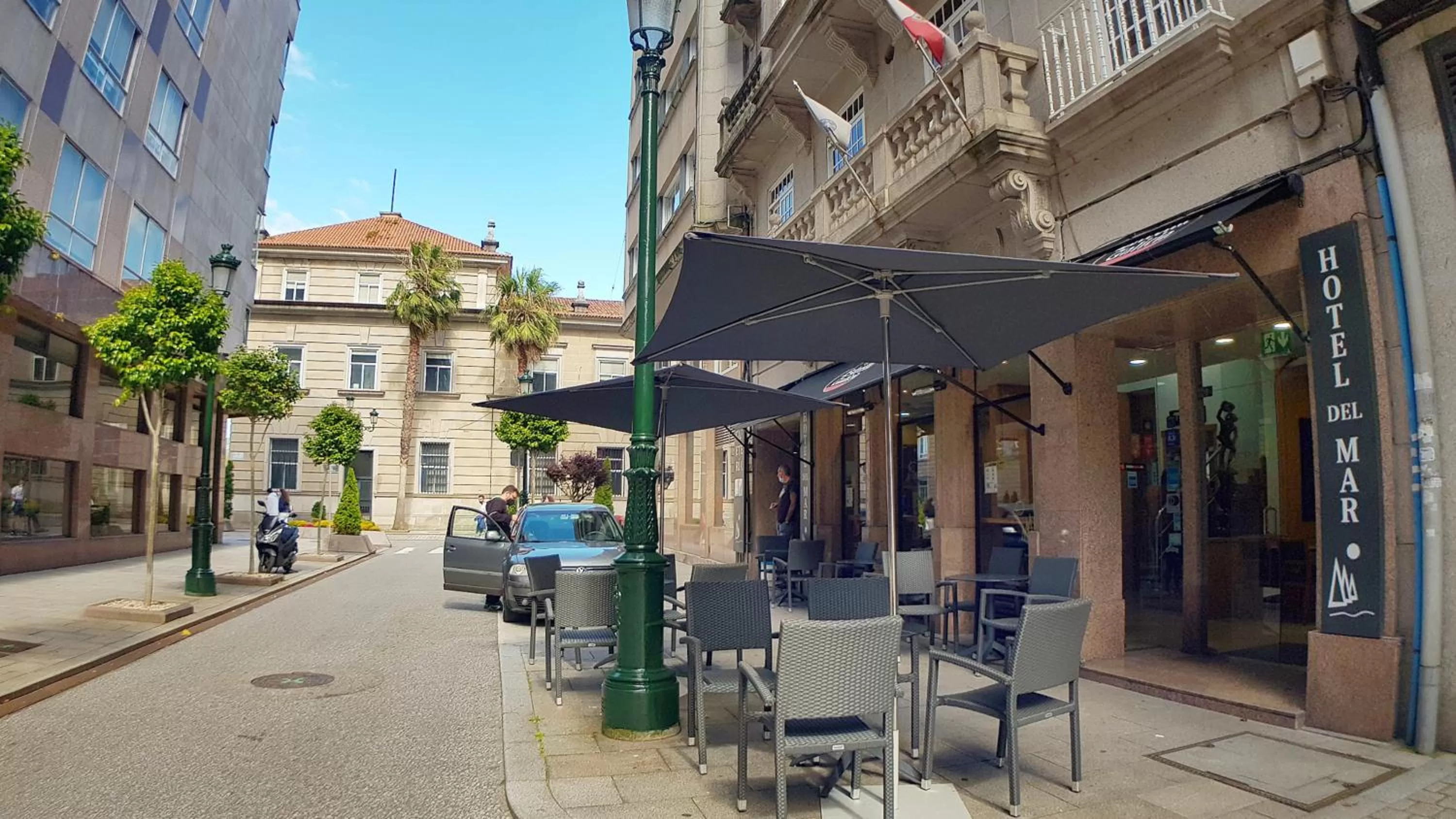 Facade/entrance in Hotel del Mar Vigo