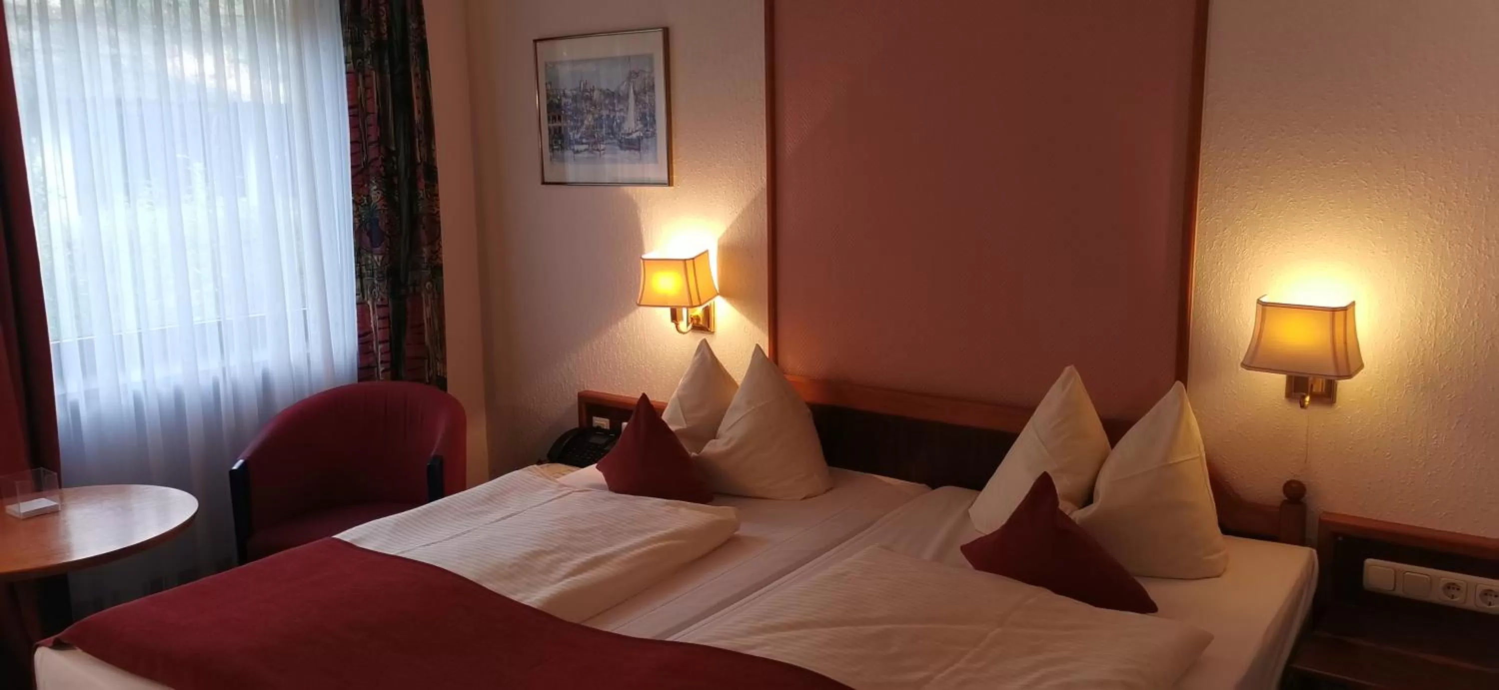 Bed in Heidehotel Soltauer Hof