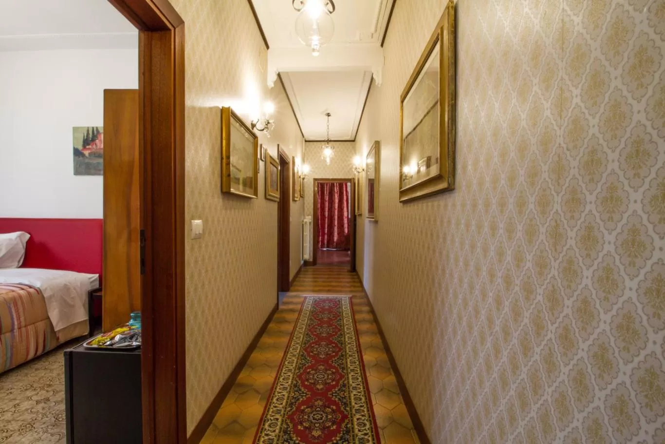 View (from property/room), Bed in B&B PALAZZI