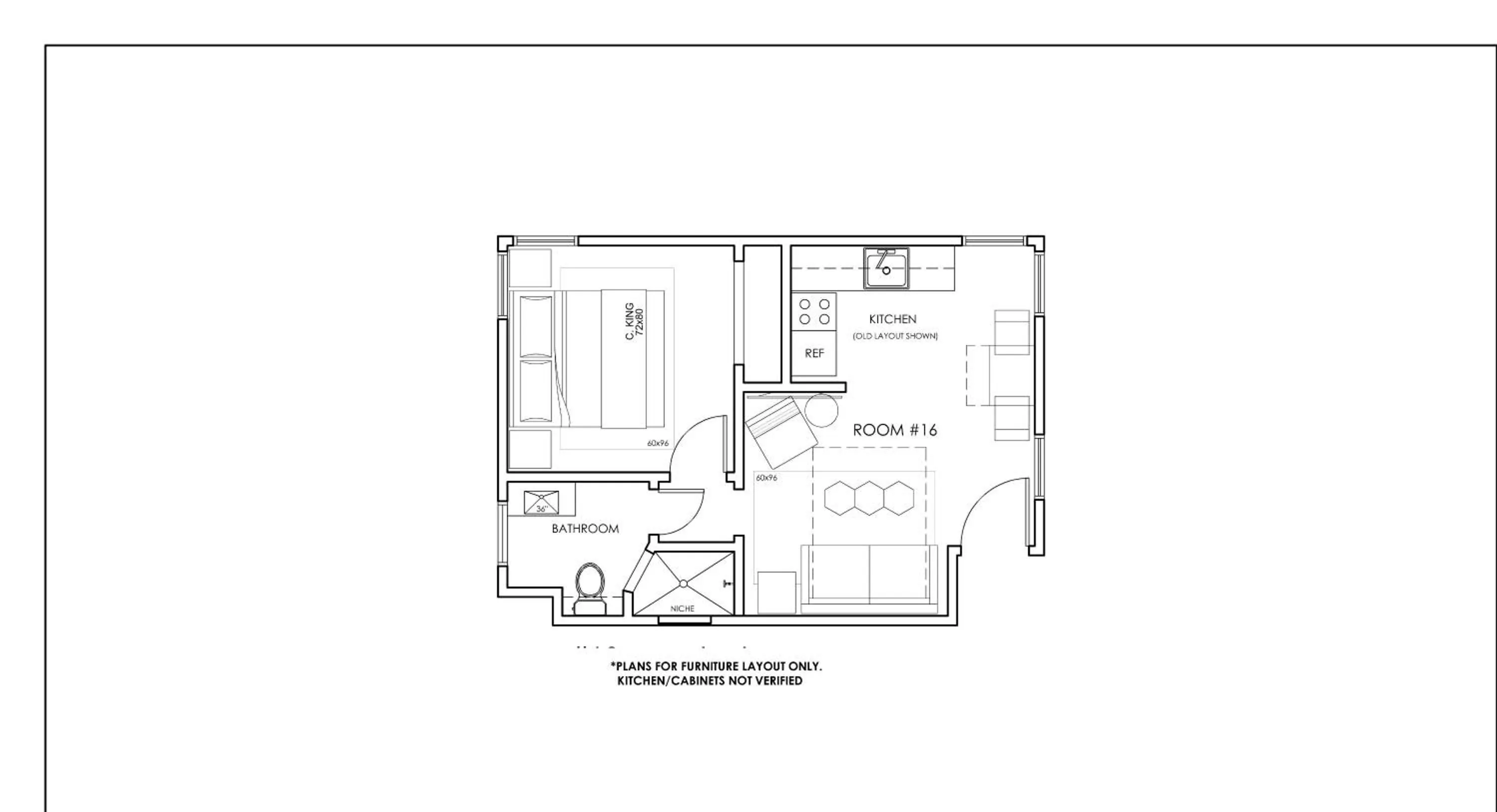Floor plan in The Marbella