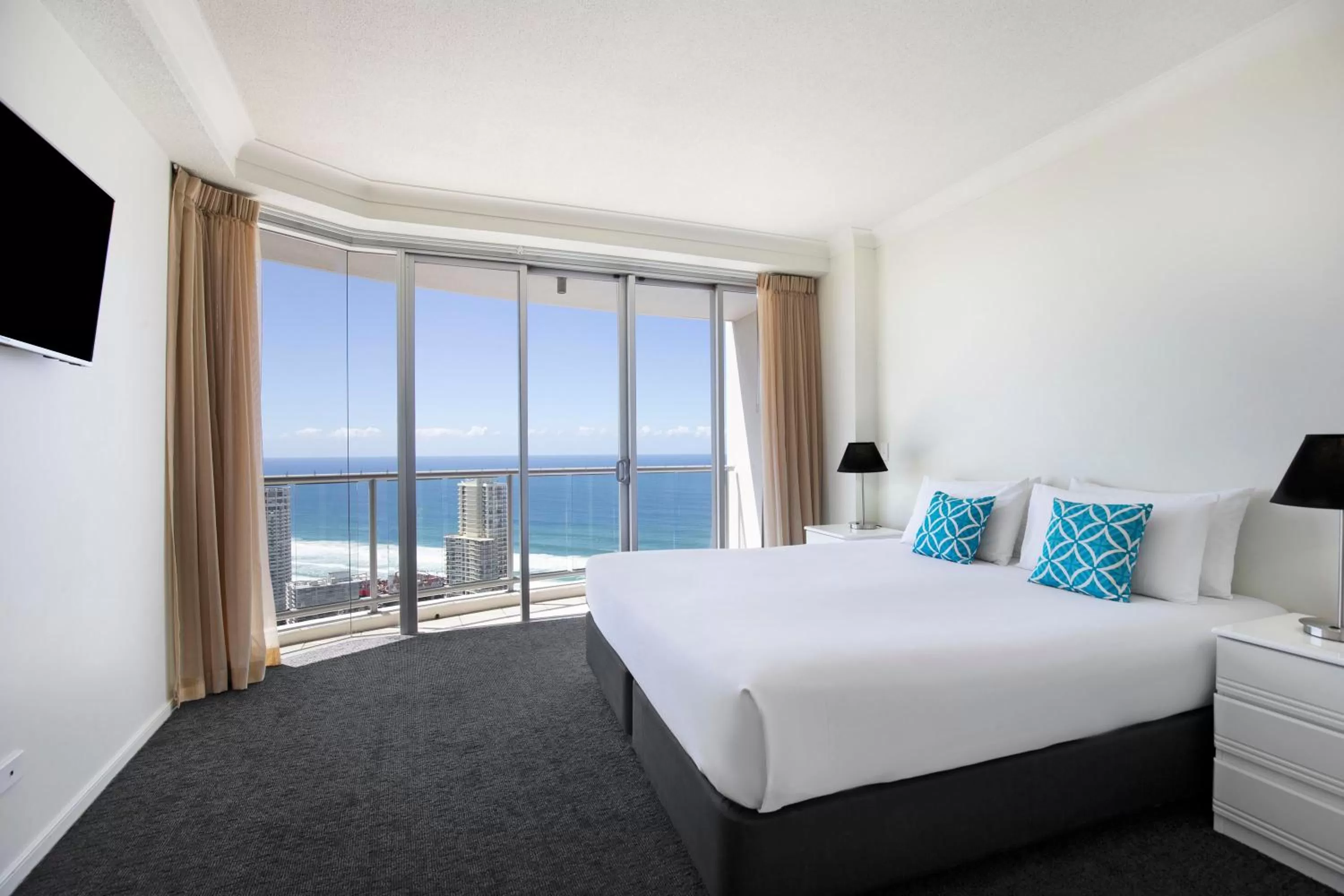 Bedroom, Bed in Mantra Towers of Chevron