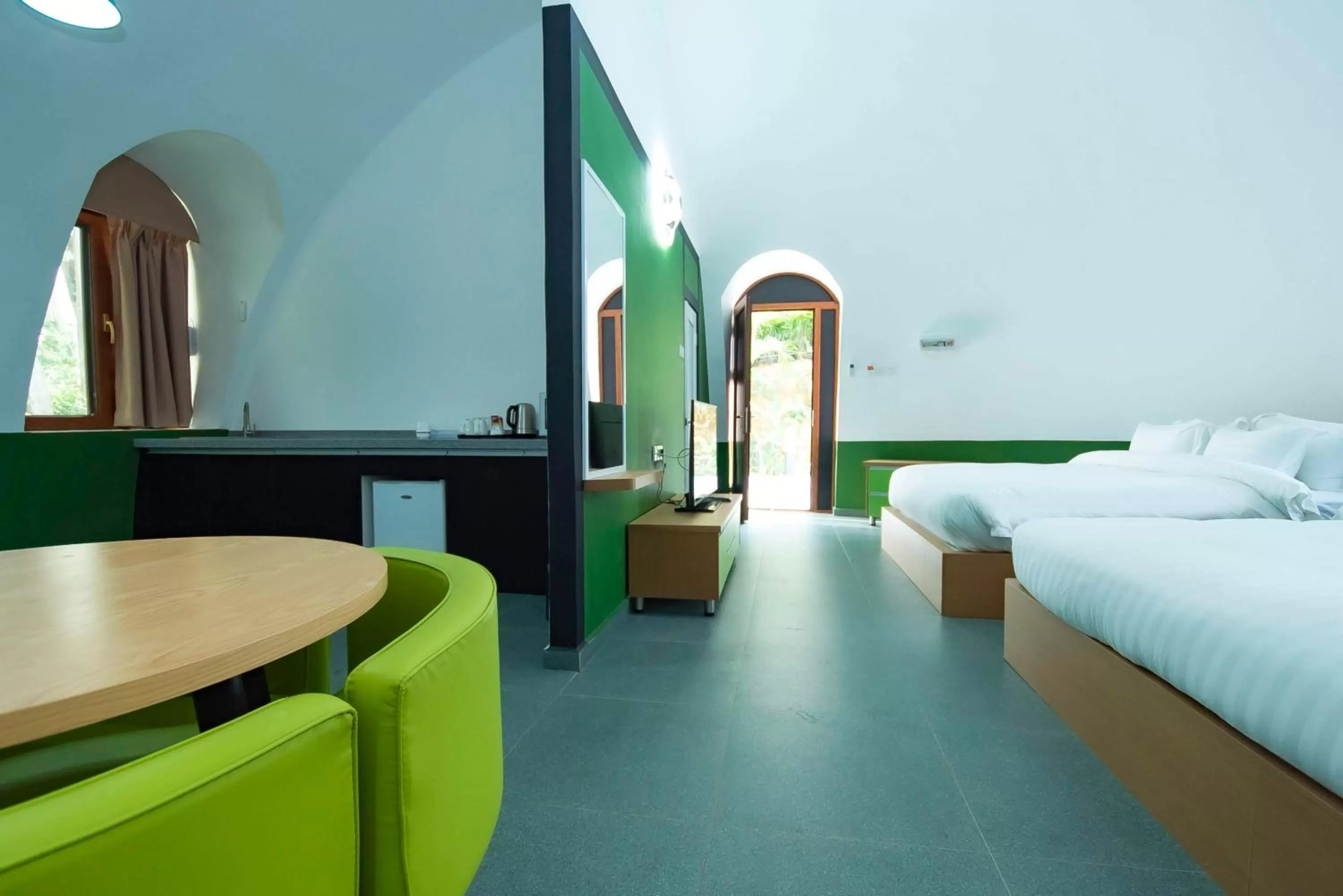 Bed in MyRus Resort Langkawi