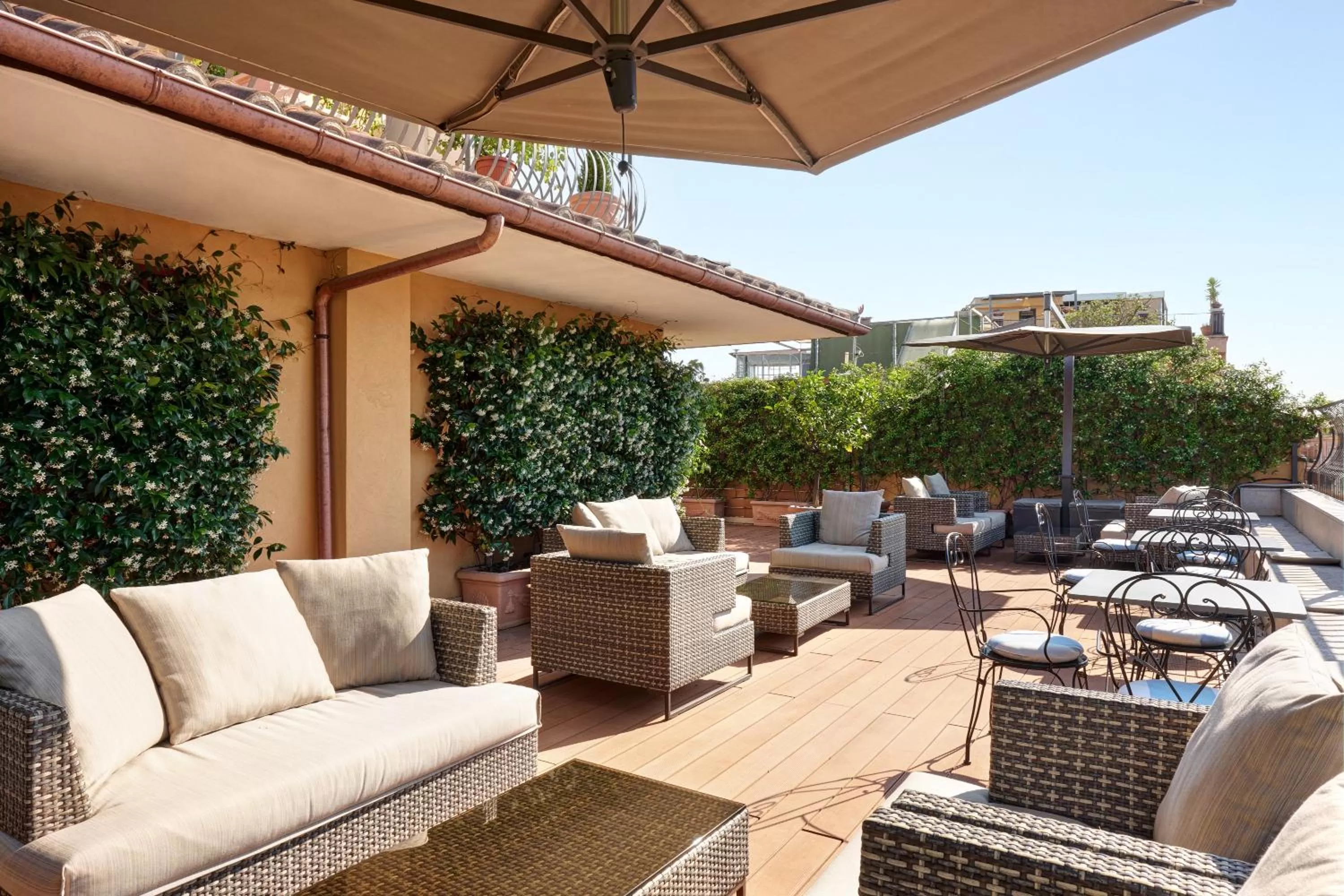 Balcony/Terrace in Hotel Degli Artisti