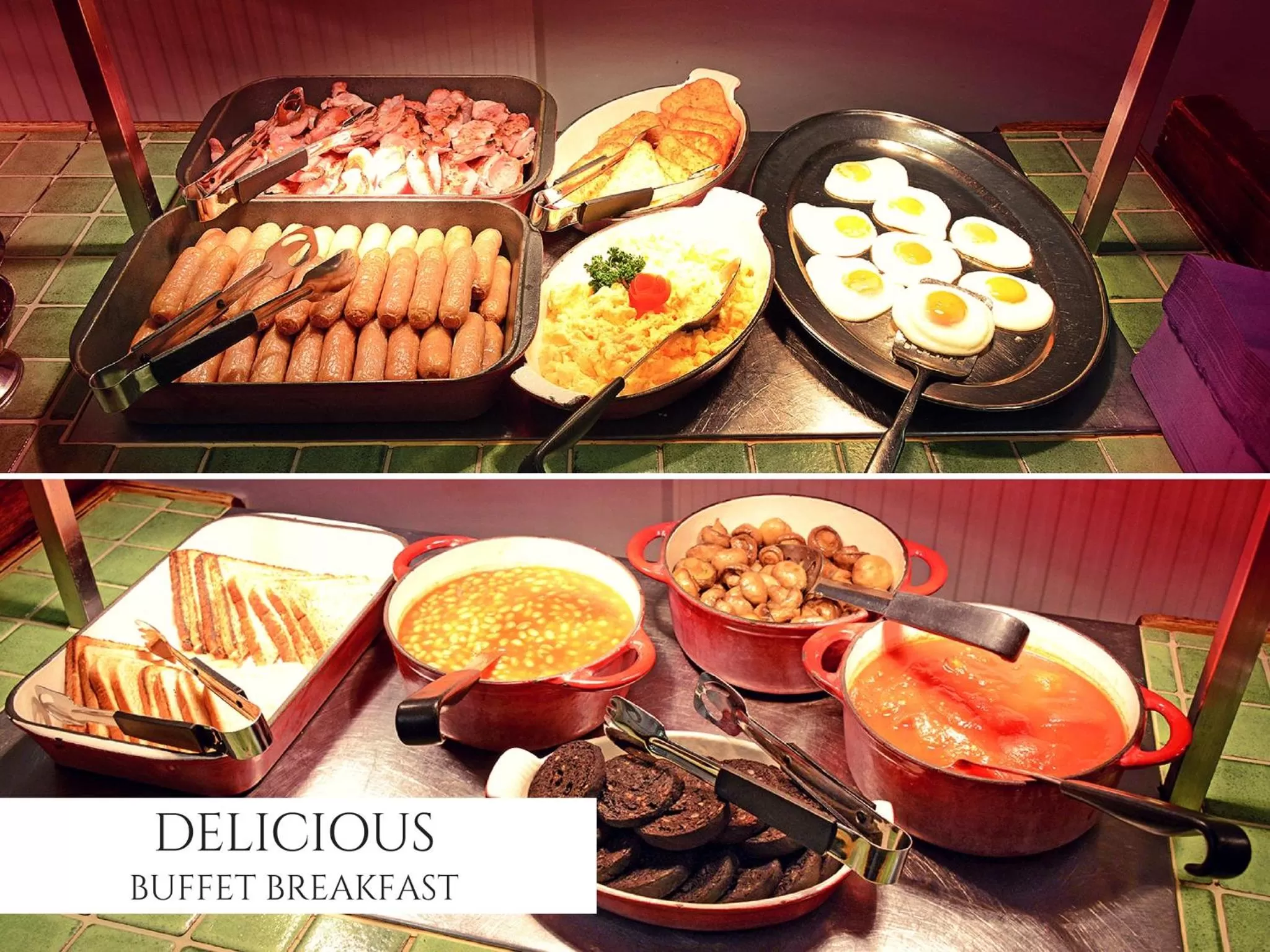 English/Irish breakfast in Ruskin Hotel