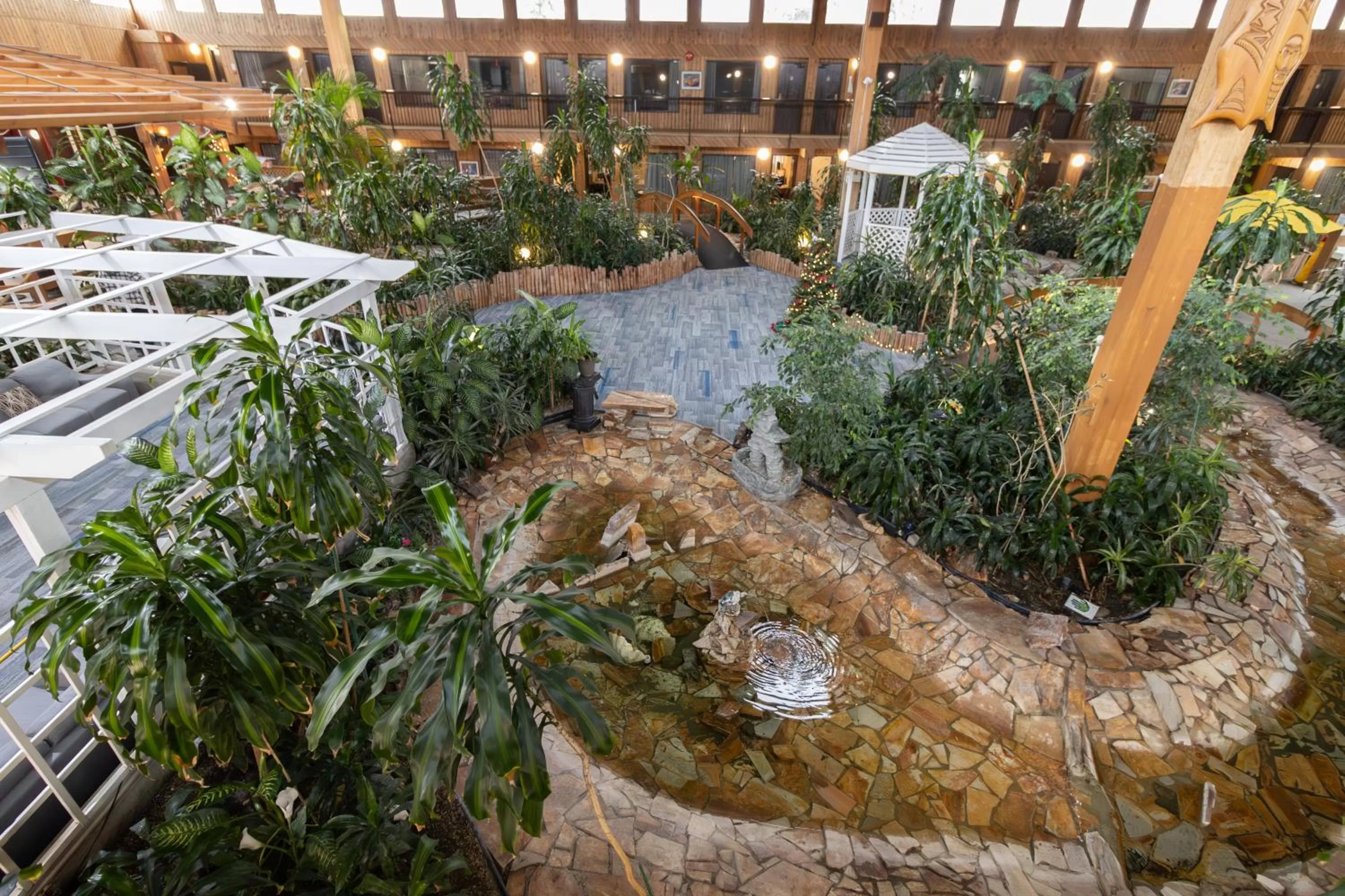 Garden view in Super 8 by Wyndham Prince George