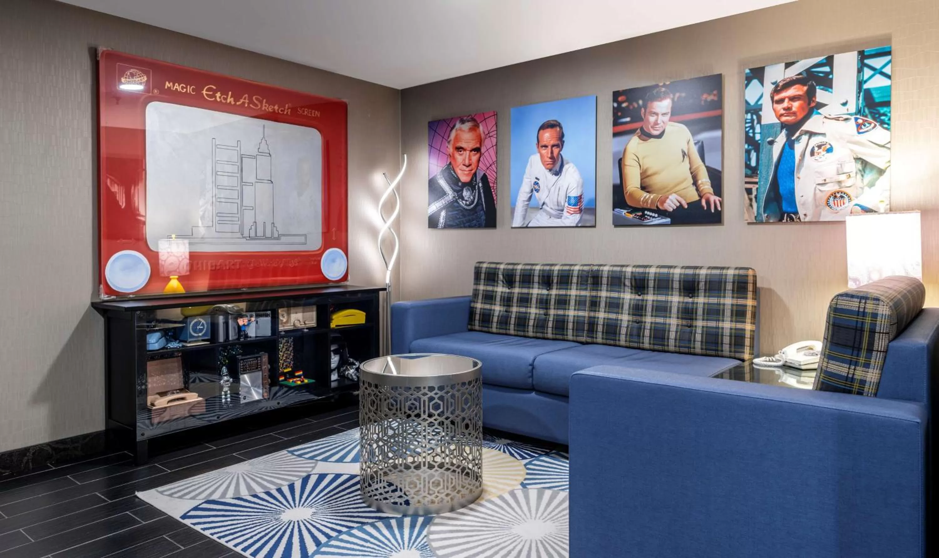 Decorative detail in The Verve Boston Natick, Tapestry Collection by Hilton