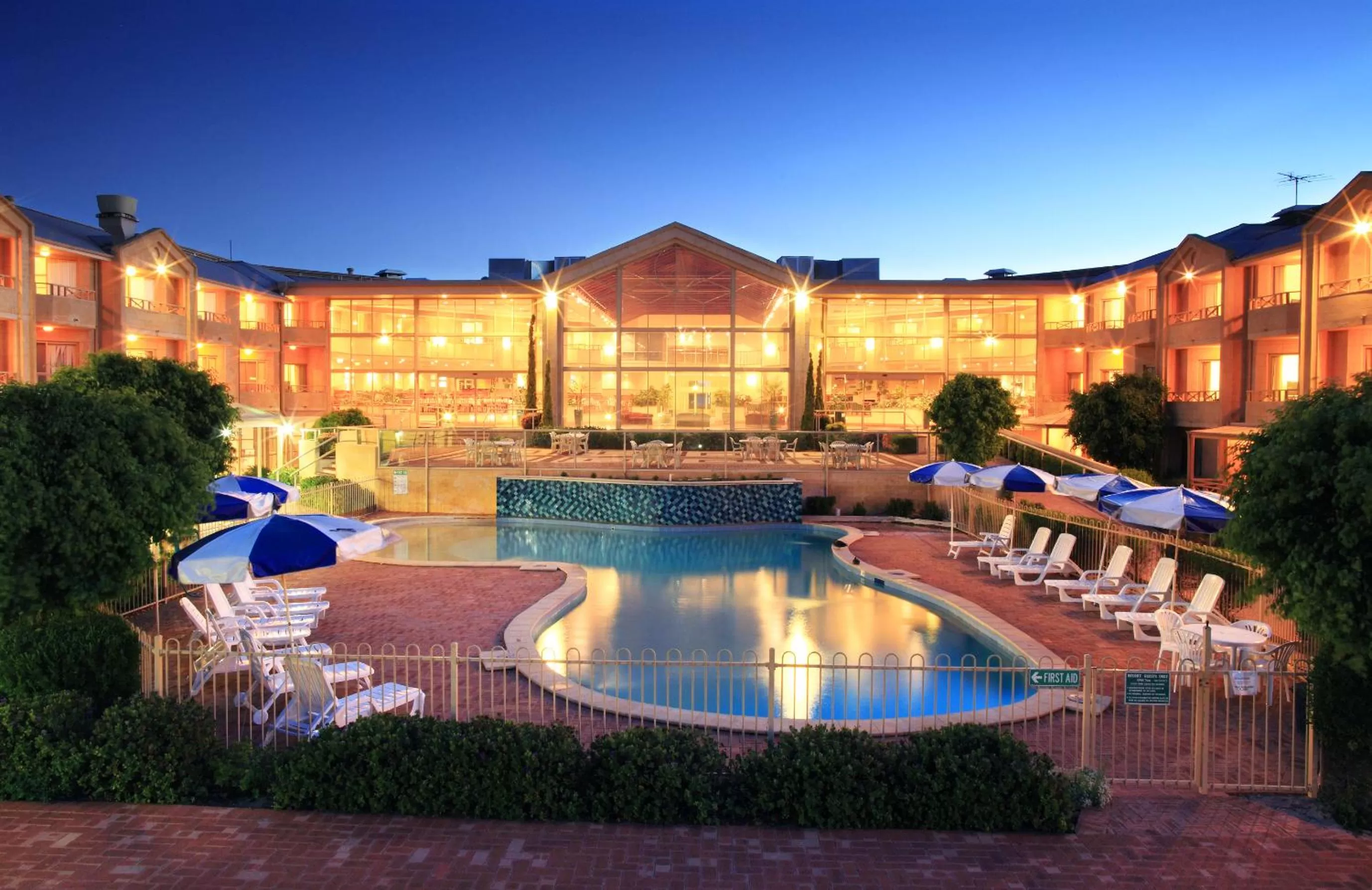 Swimming pool in Abbey Beach Resort