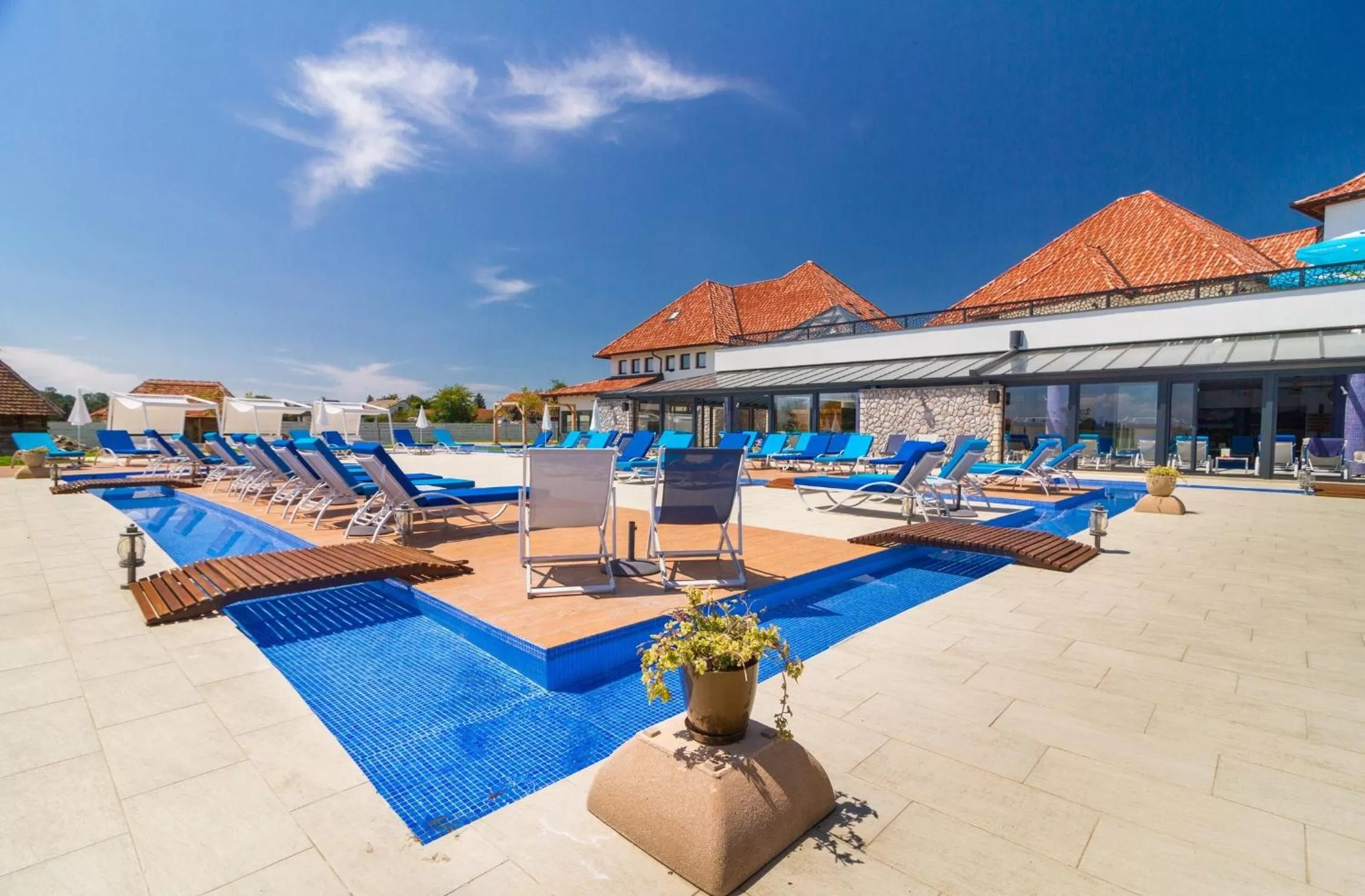 Solarium, Swimming Pool in Ethno Village Stanisici