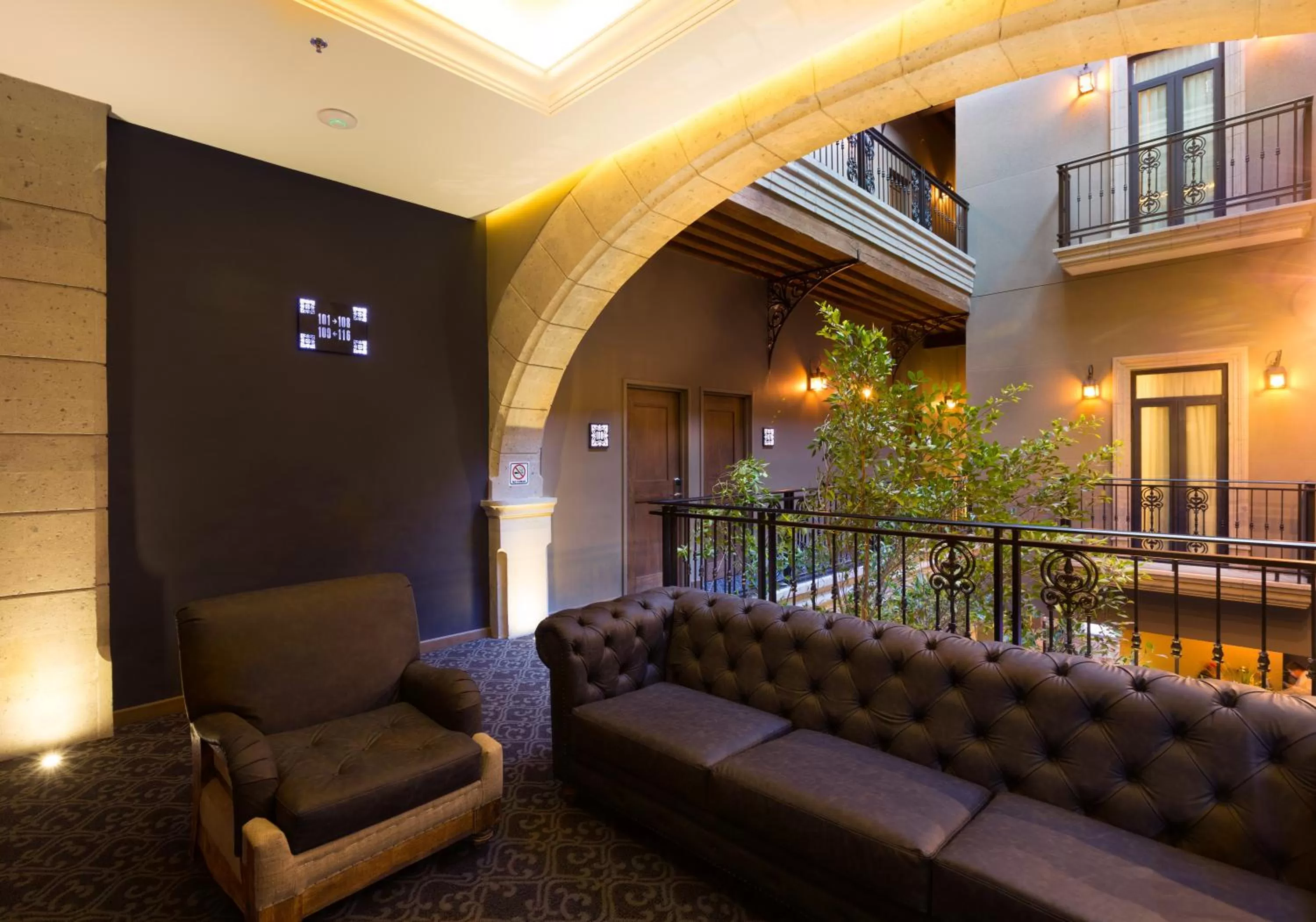 Seating area in Historico Central Hotel