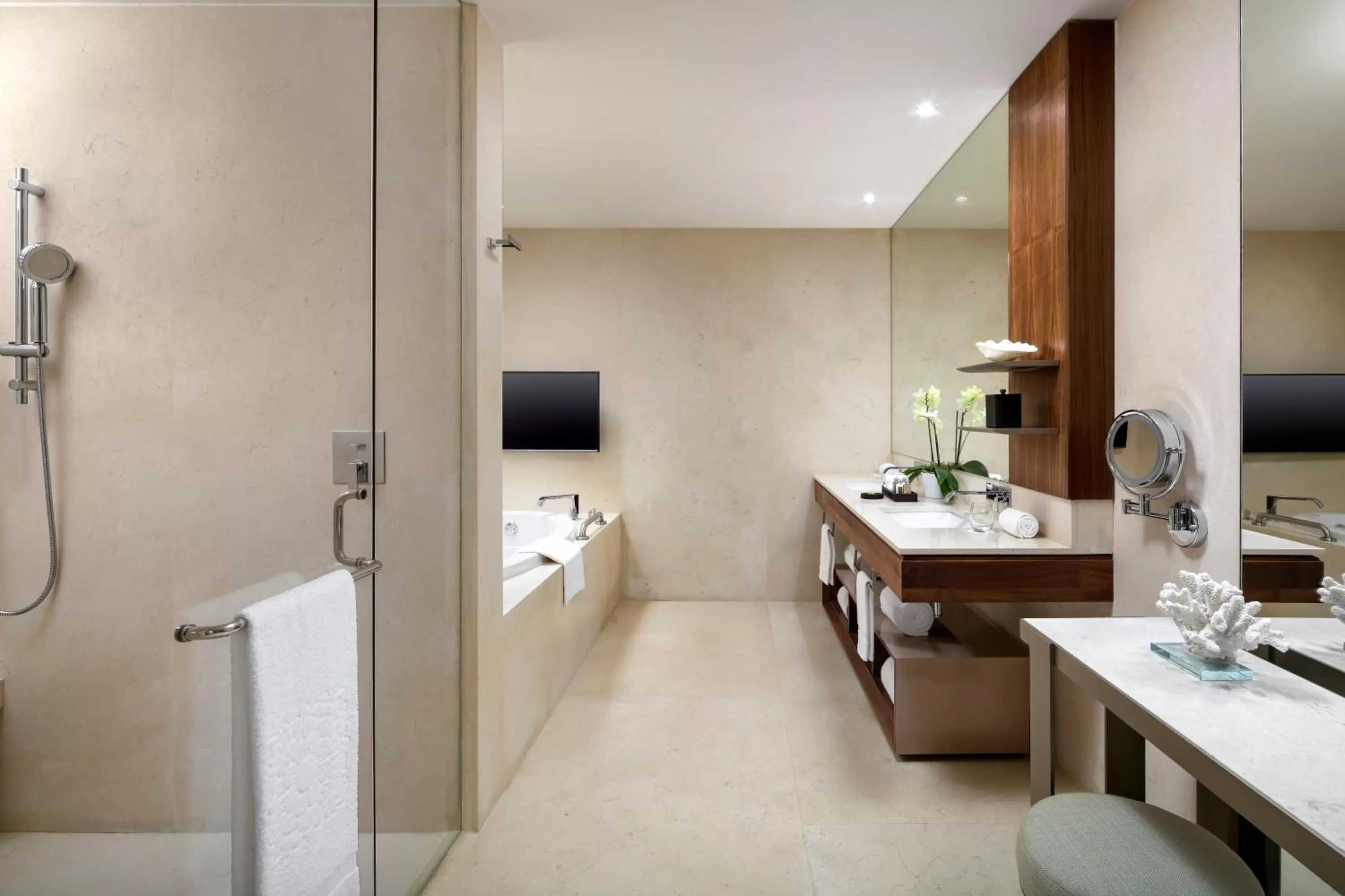 Bathroom, Bed in Grand Velas Los Cabos Luxury All Inclusive