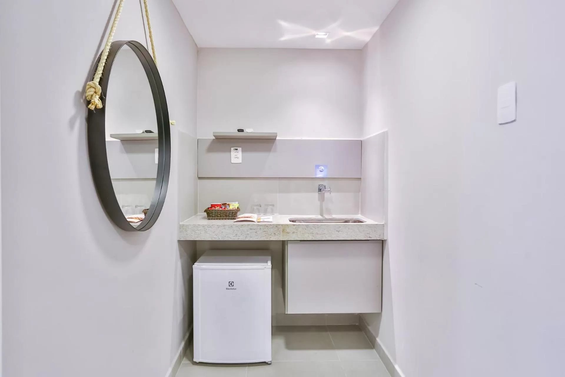 Kitchen or kitchenette in Quality Suítes João Pessoa