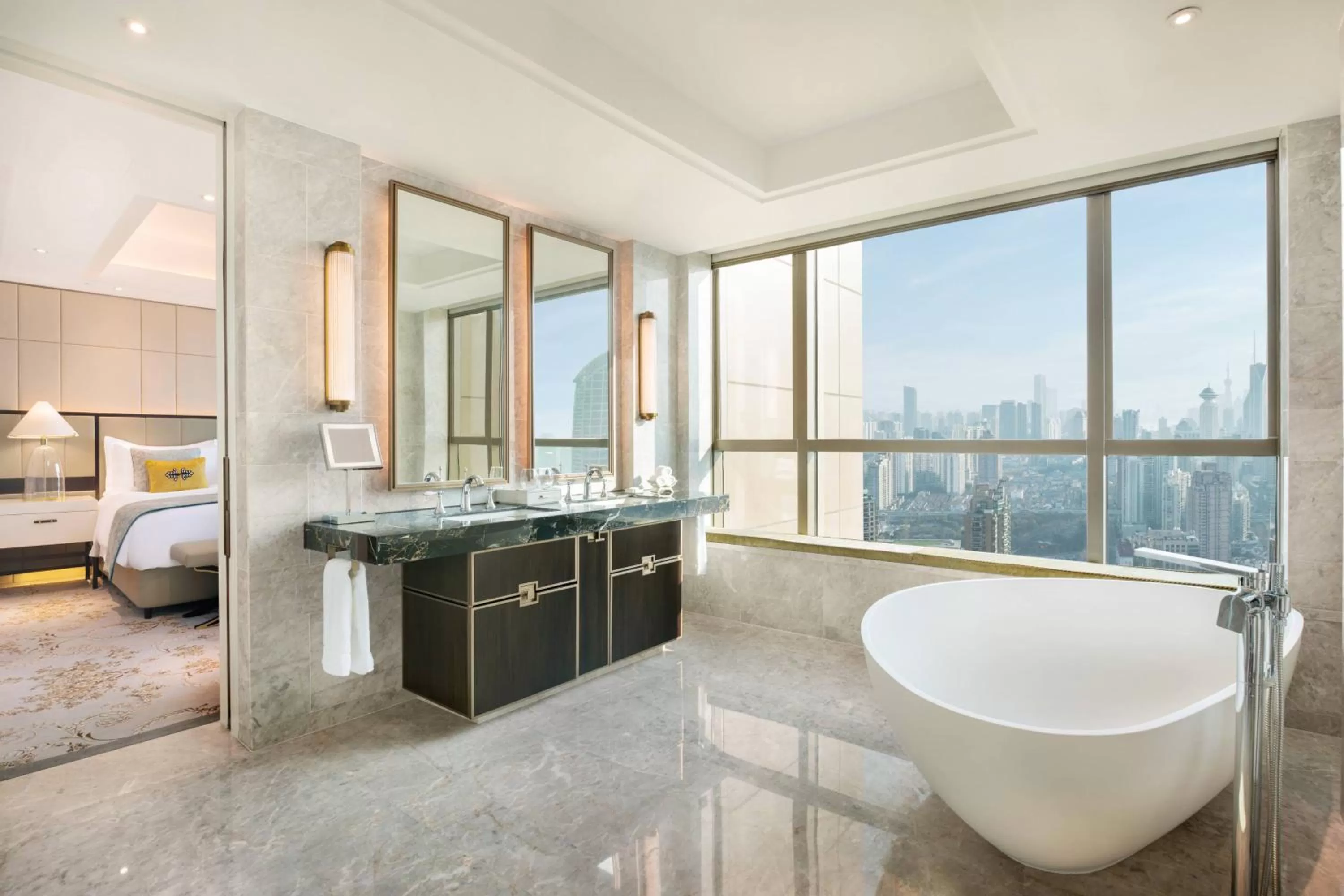 Bathroom in The St Regis Shanghai Jingan