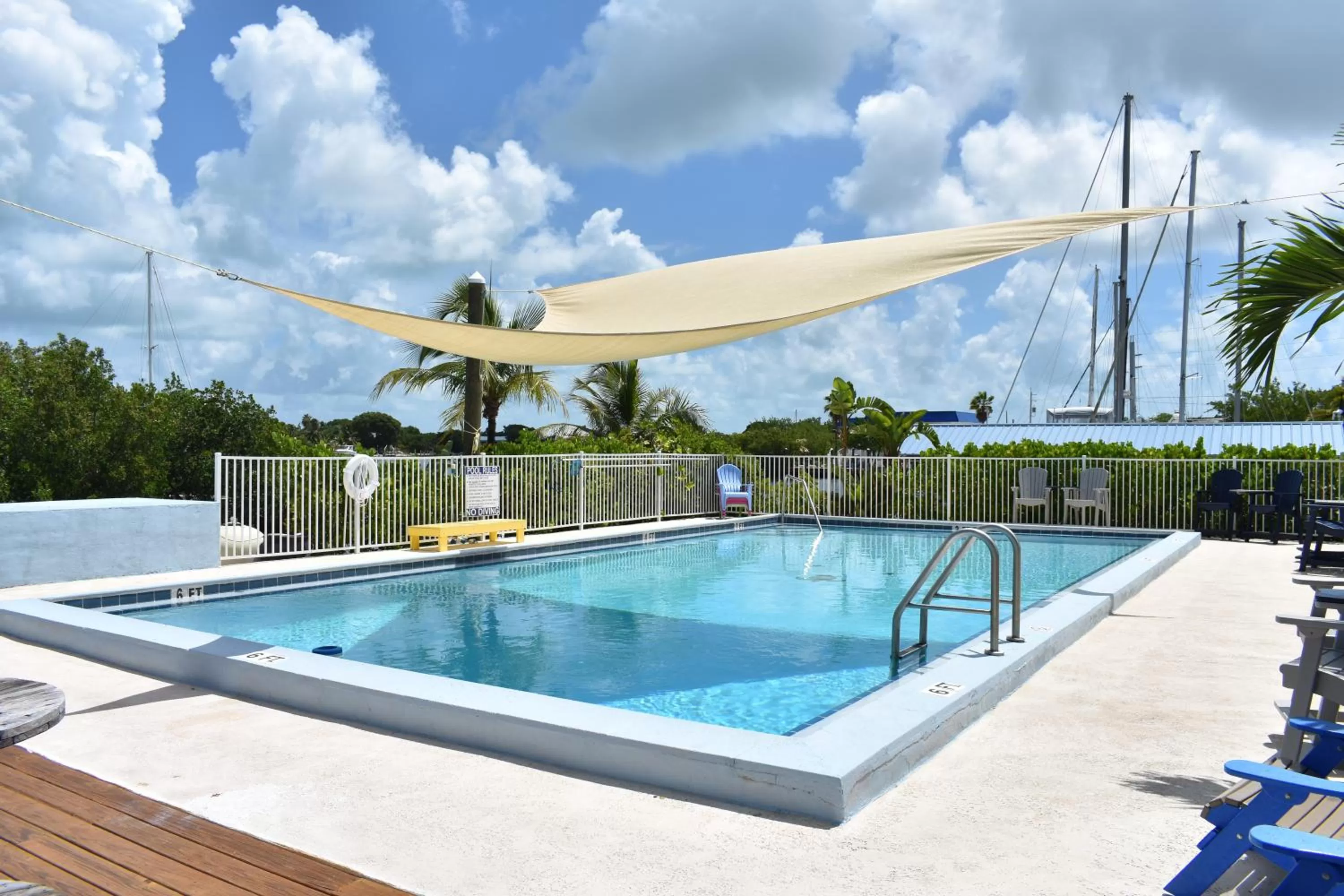Swimming pool in Coconut Cay Marina & RV Park