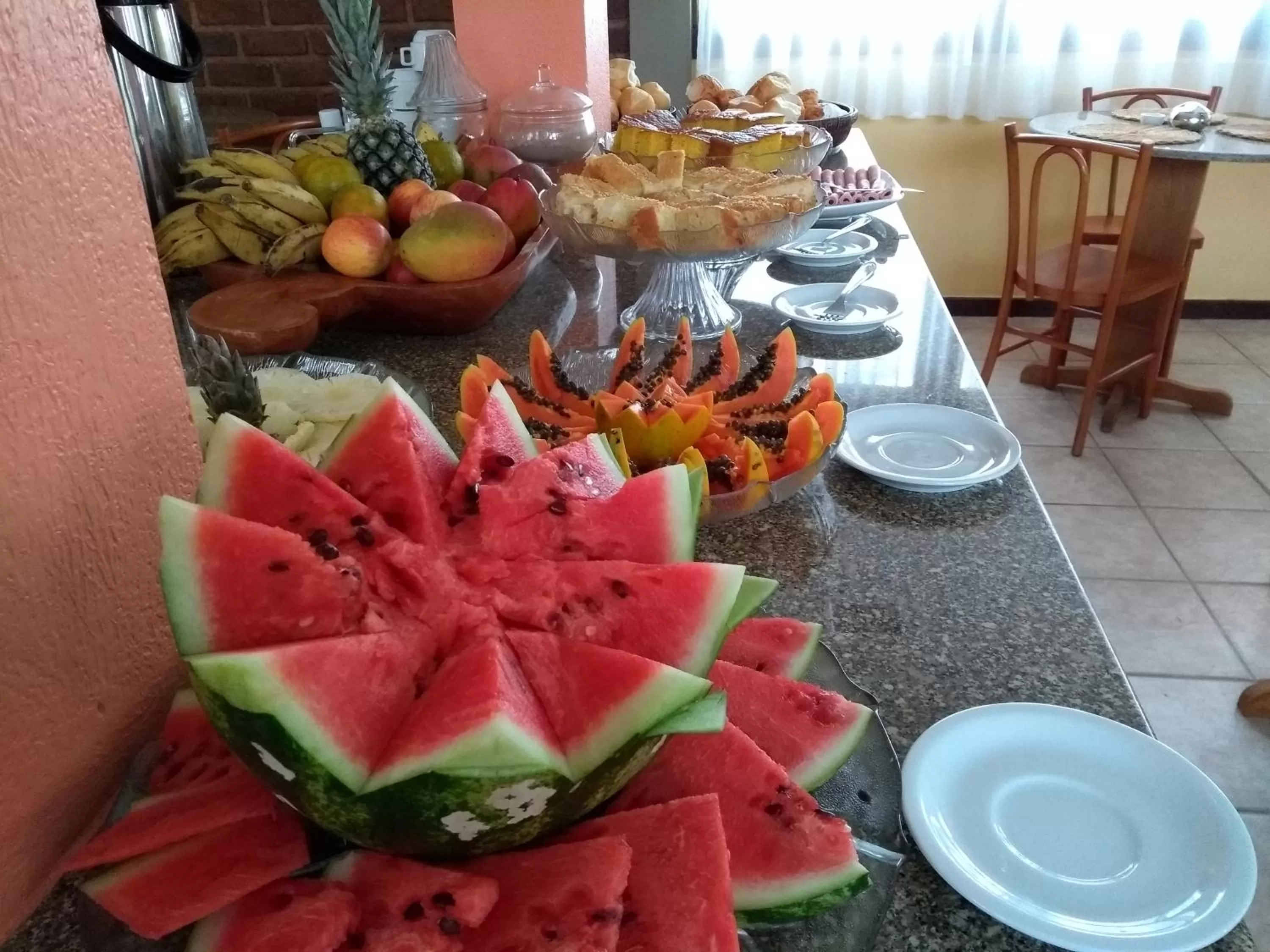 Breakfast in Pousada e Chale Porto Paraiso