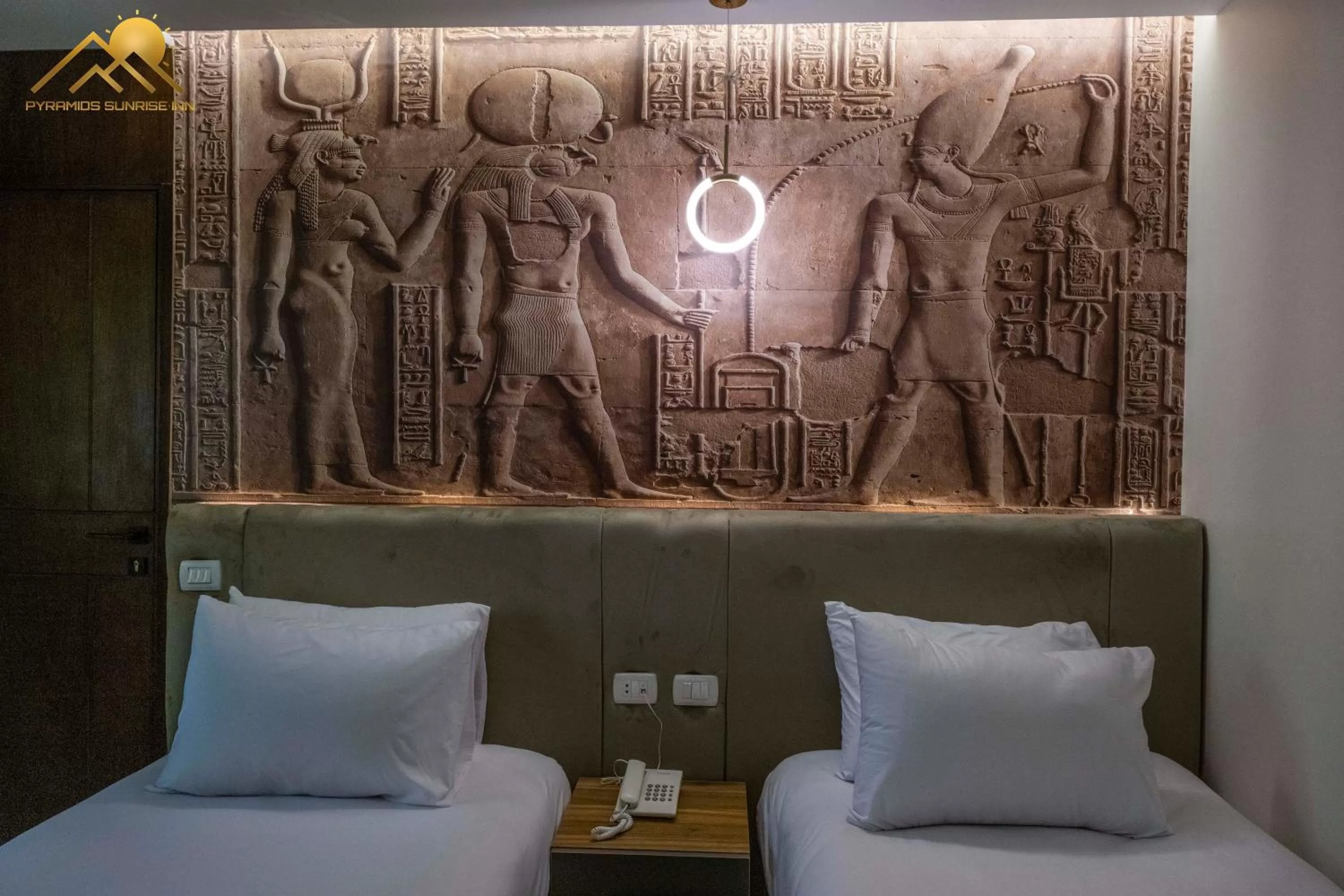 Bed in Pyramids sunrise inn