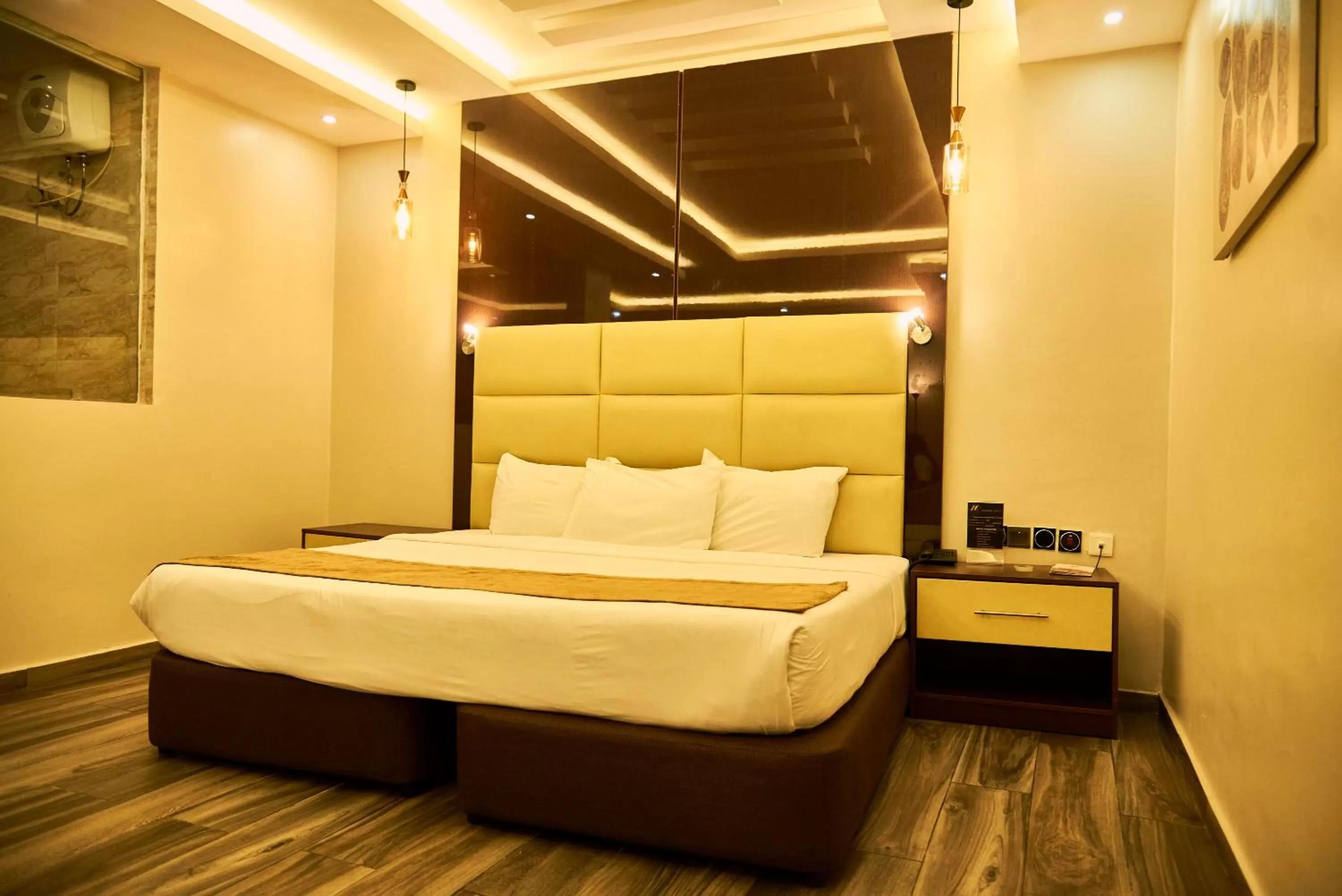 Bed in MayFair Hotel Maitama Abuja