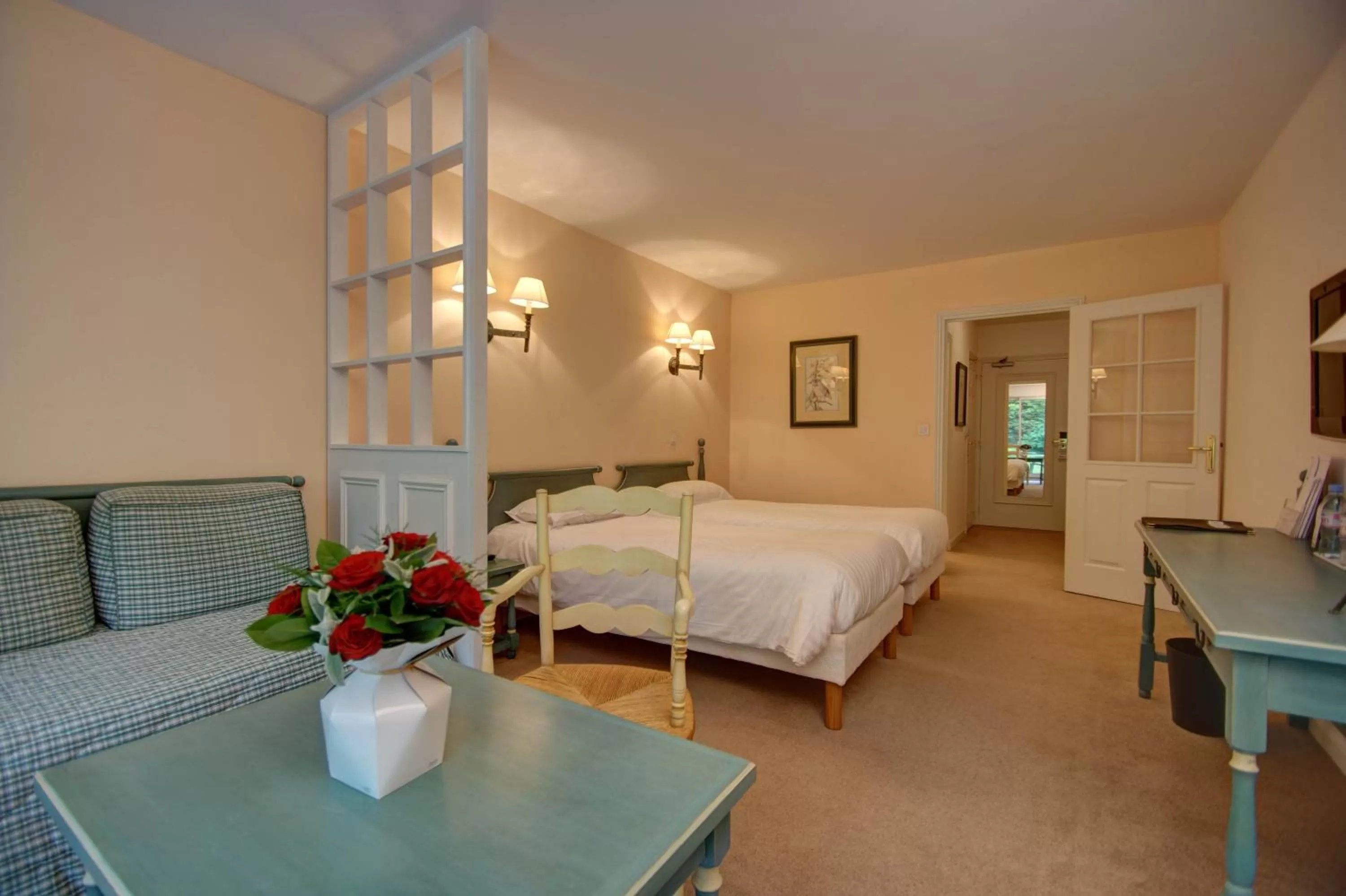 Bedroom, Bed in Hôtel du Parc