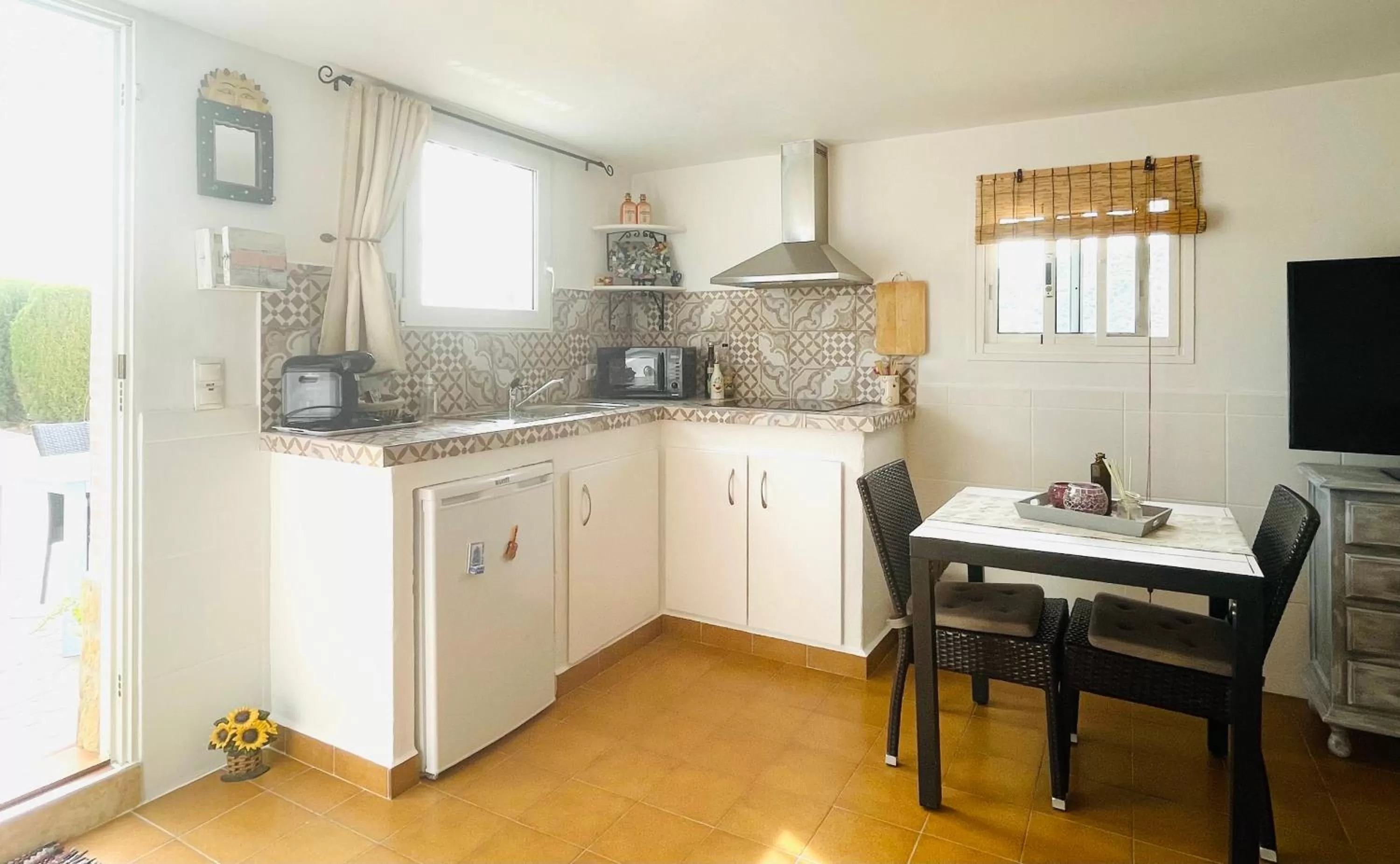 Kitchen/Kitchenette in Casira, studios en kamers,Viñuela, Costa Del Sol