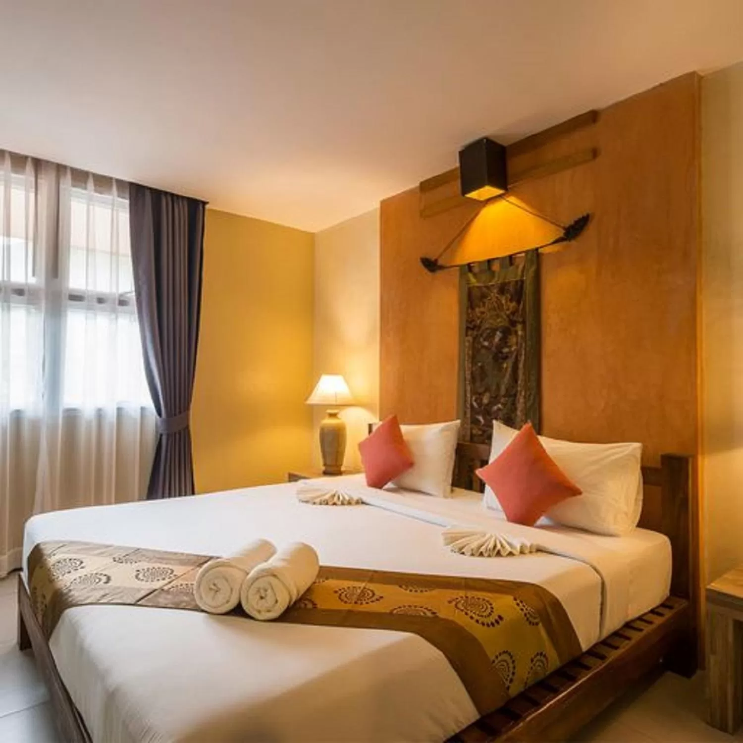 Bedroom, Bed in Baan Ban Dalay